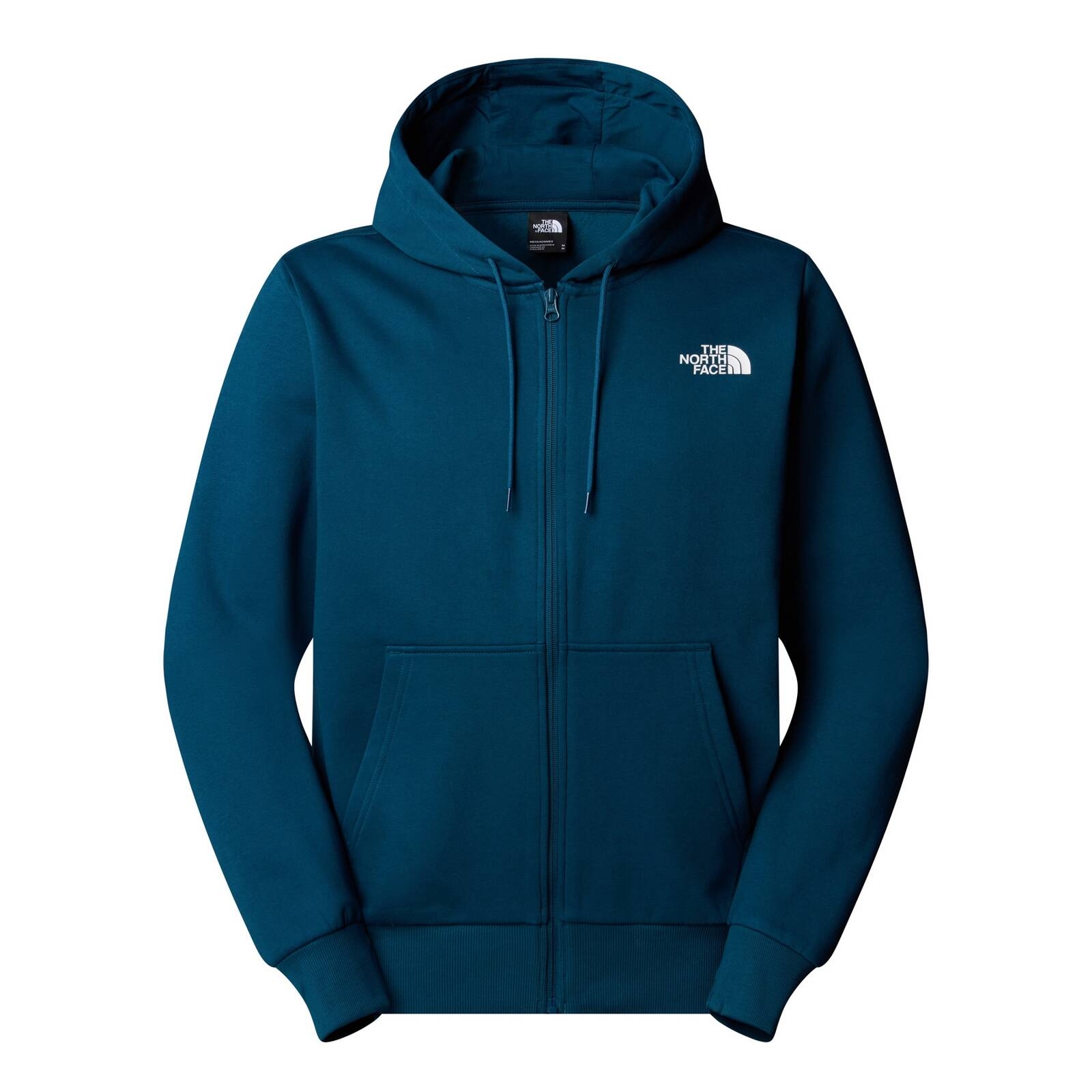 Bluza z kapturem mska The North Face SIMPLE DOME FULL ZIP granatowa NF0A89FD1NO