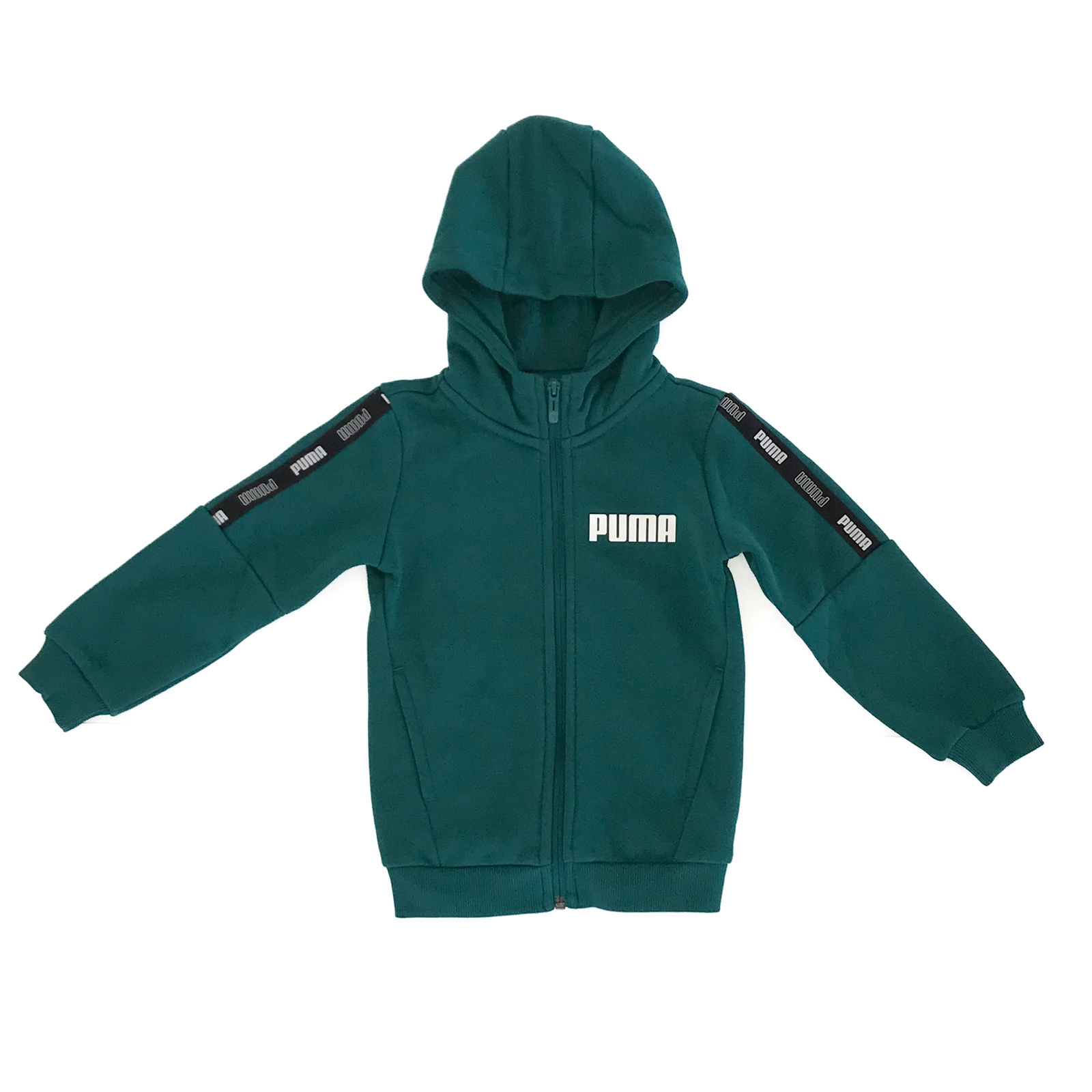 Bluza z kapturem chopica Puma Tape zielona 67407313
