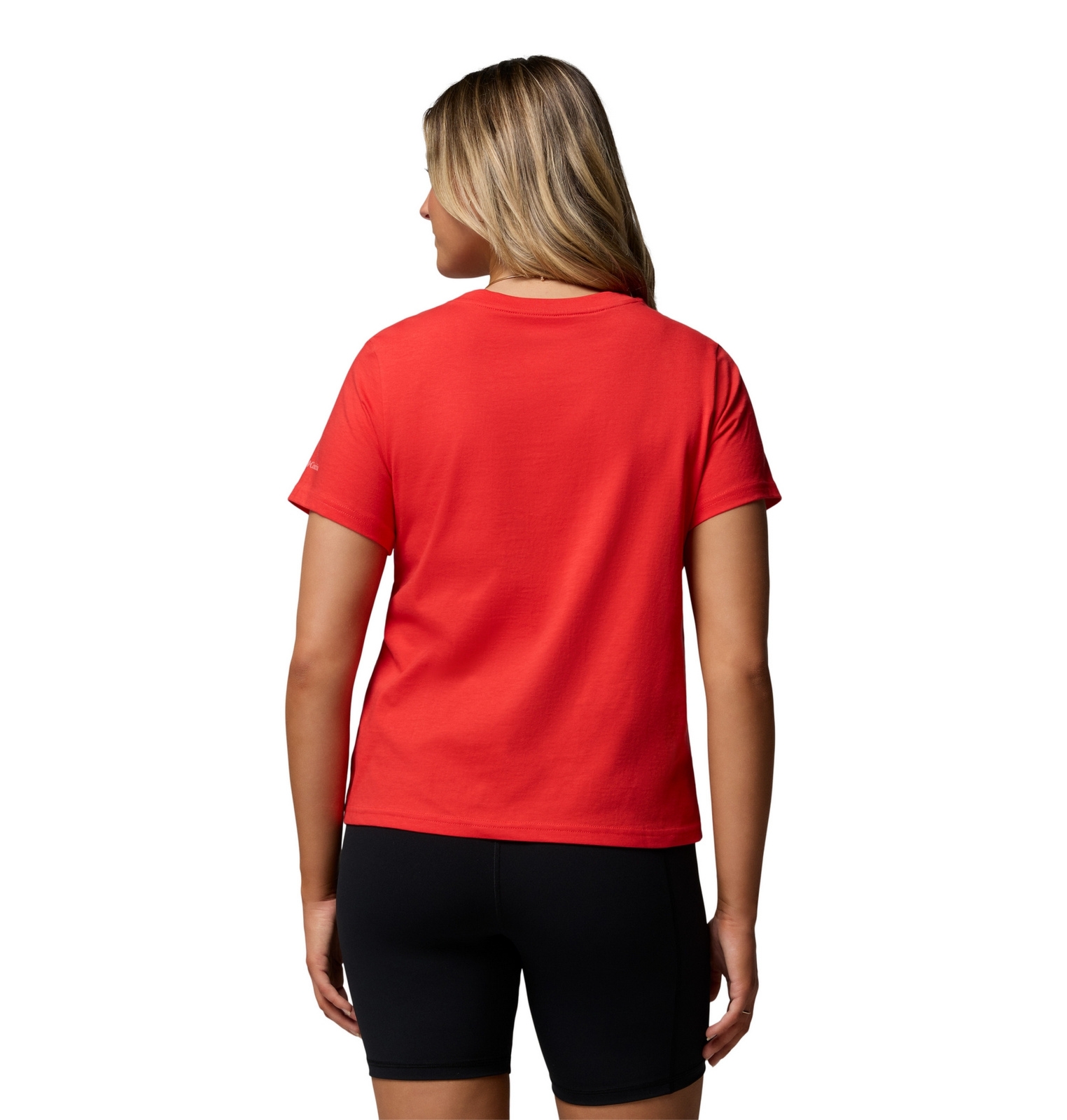 Koszulka damska Columbia ROLLING BEND GRAPHIC czerwona 2120021606