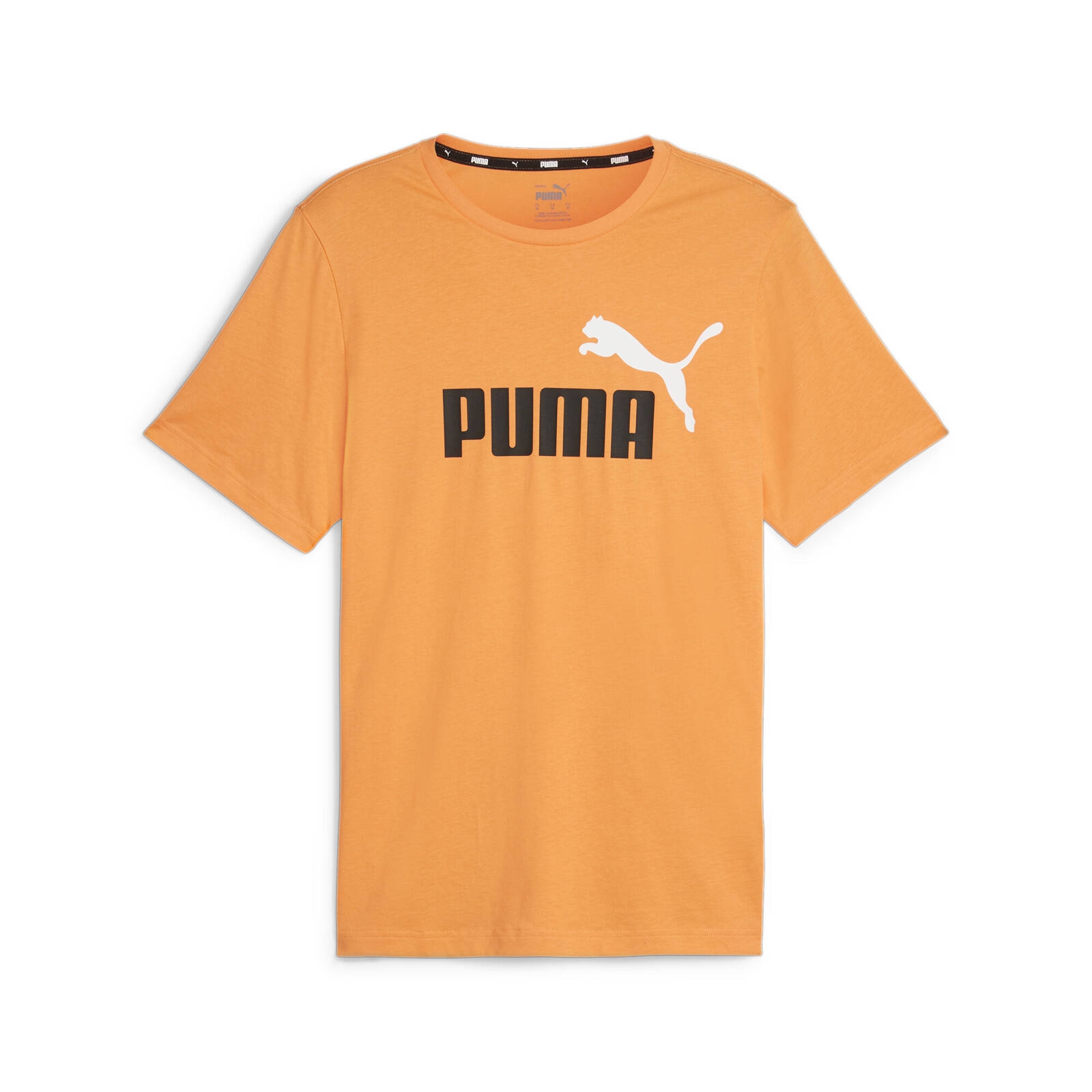 Koszulka mska Puma ESS+ 2 COL LOGO pomaraczowa 58675949