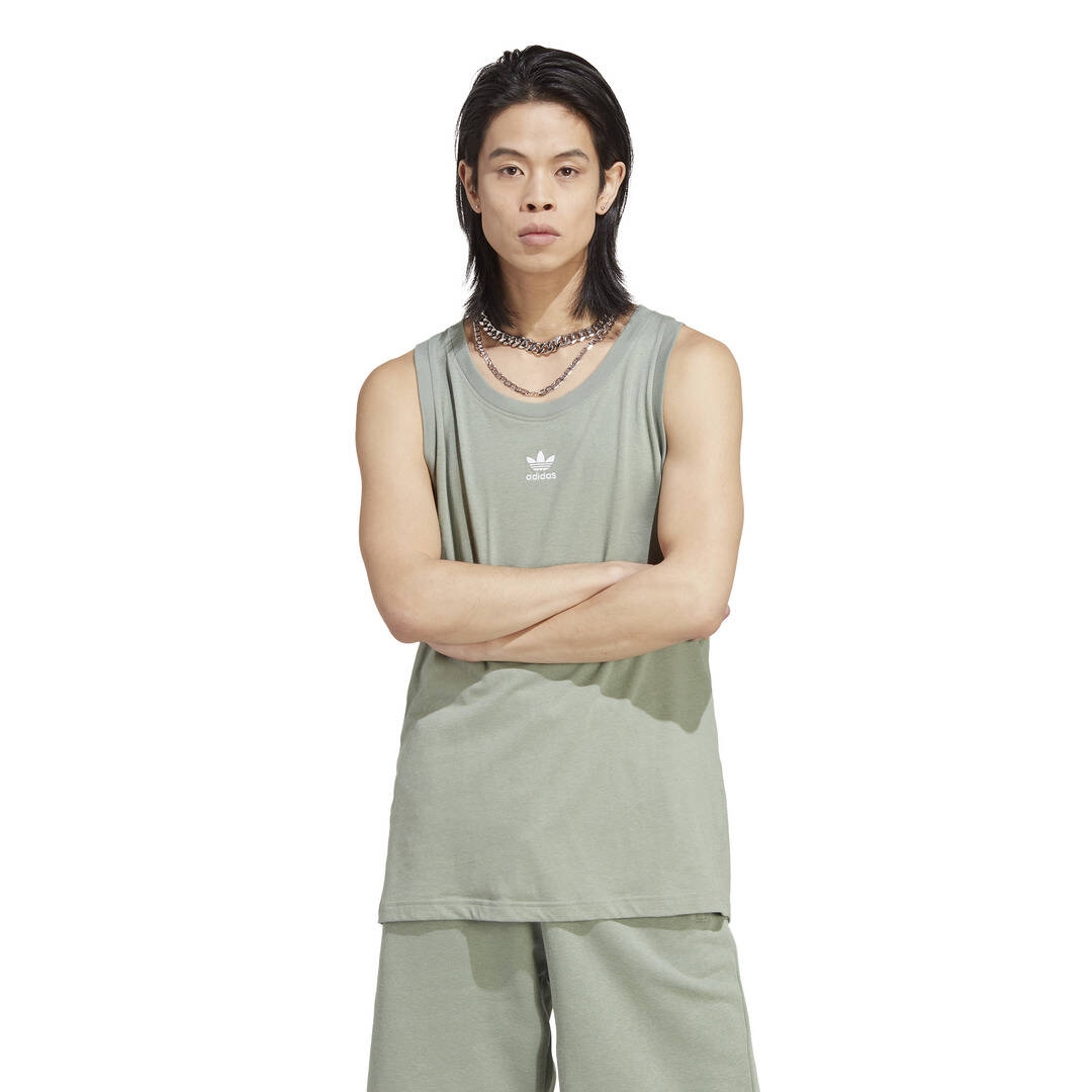 Tank top damski adidas Originals Essentials+ zielony HR2958