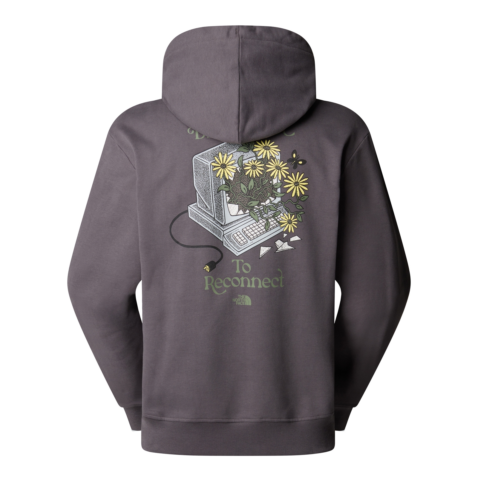 Bluza z kapturem męska The North Face CONNECT RELAXED szara NF0A8E40RHI