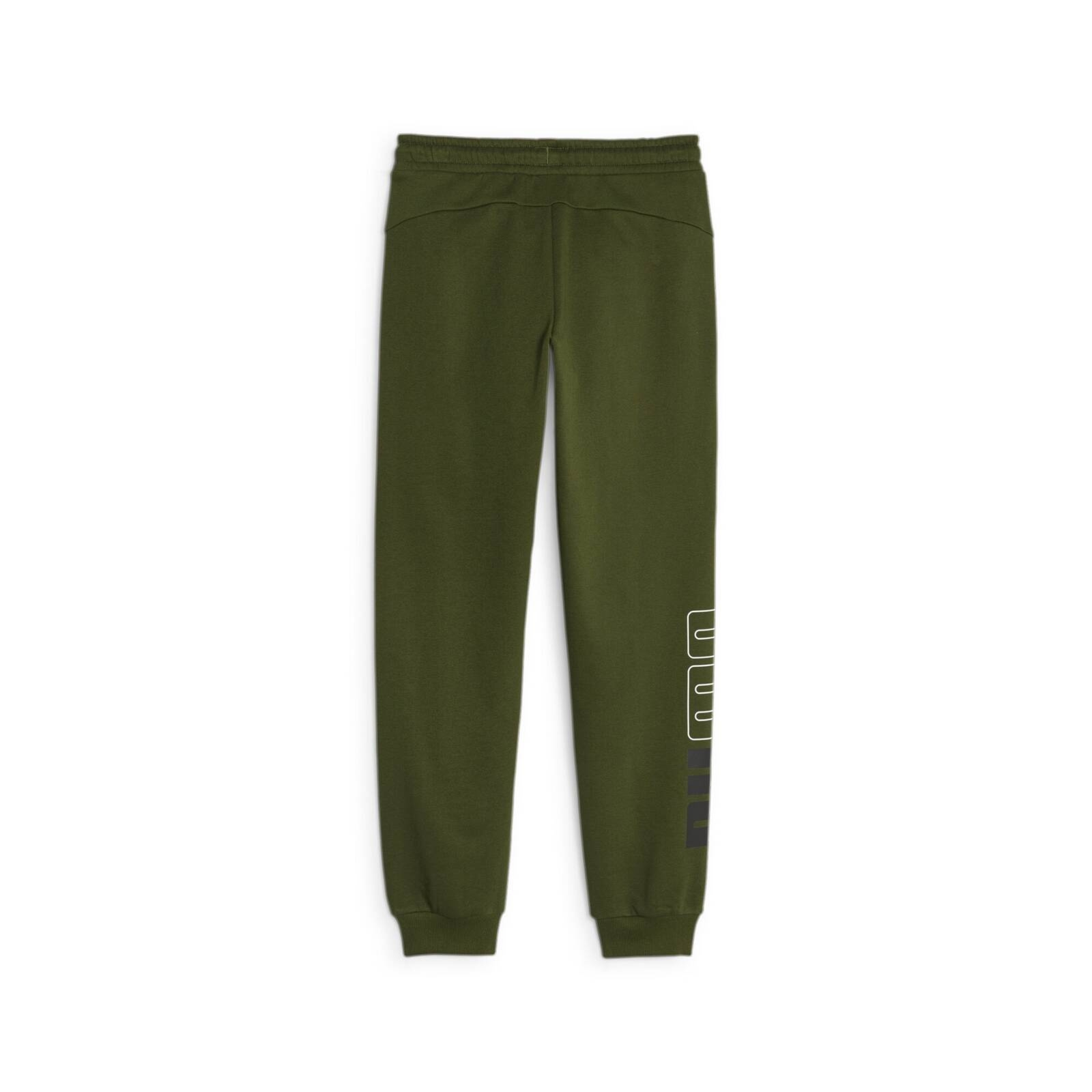 Spodnie dresowe ch�opi�ce Puma POWER COLORBLOCK zielone 67634731