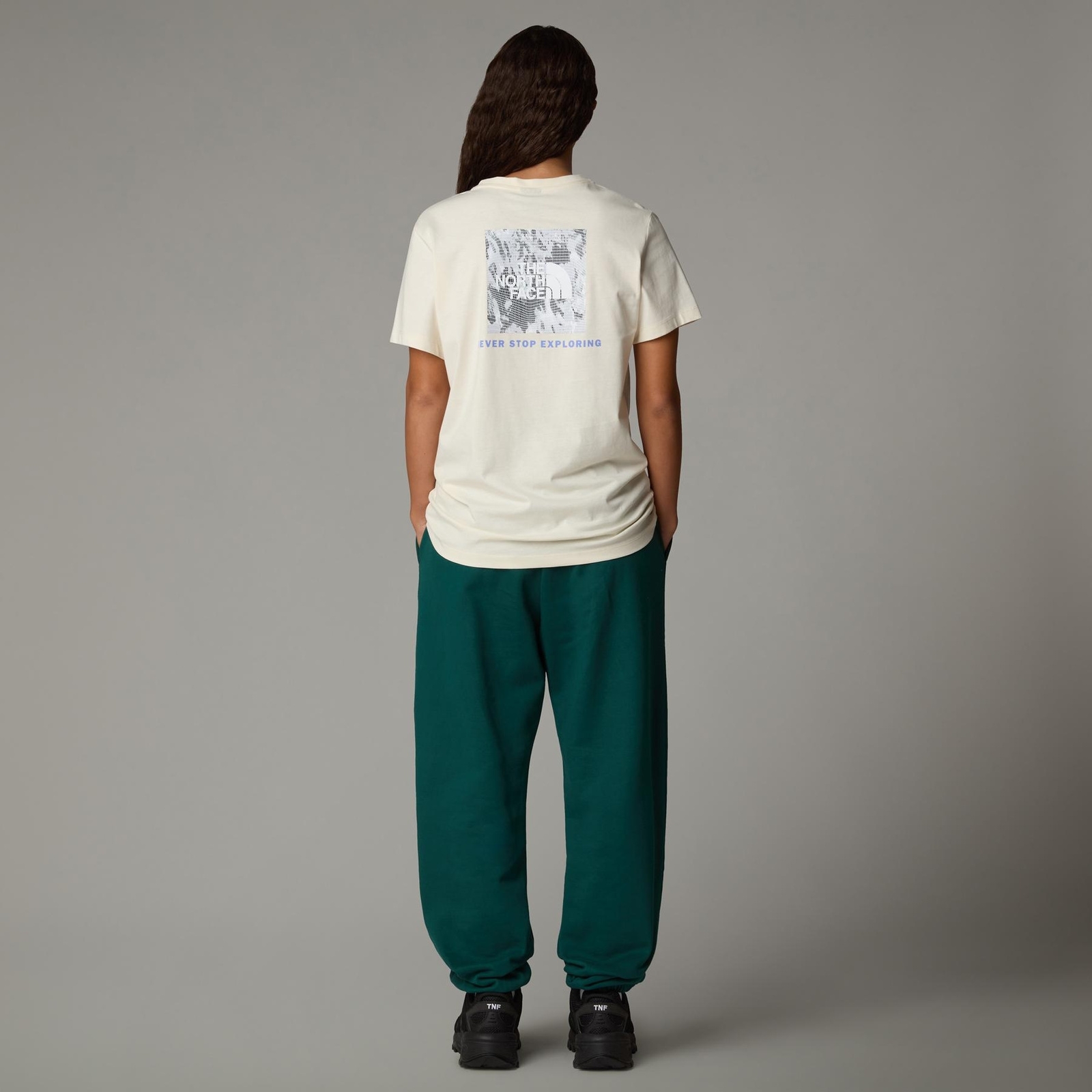 Koszulka damska The North Face BOX NSE beżowa NF0A8C4W973