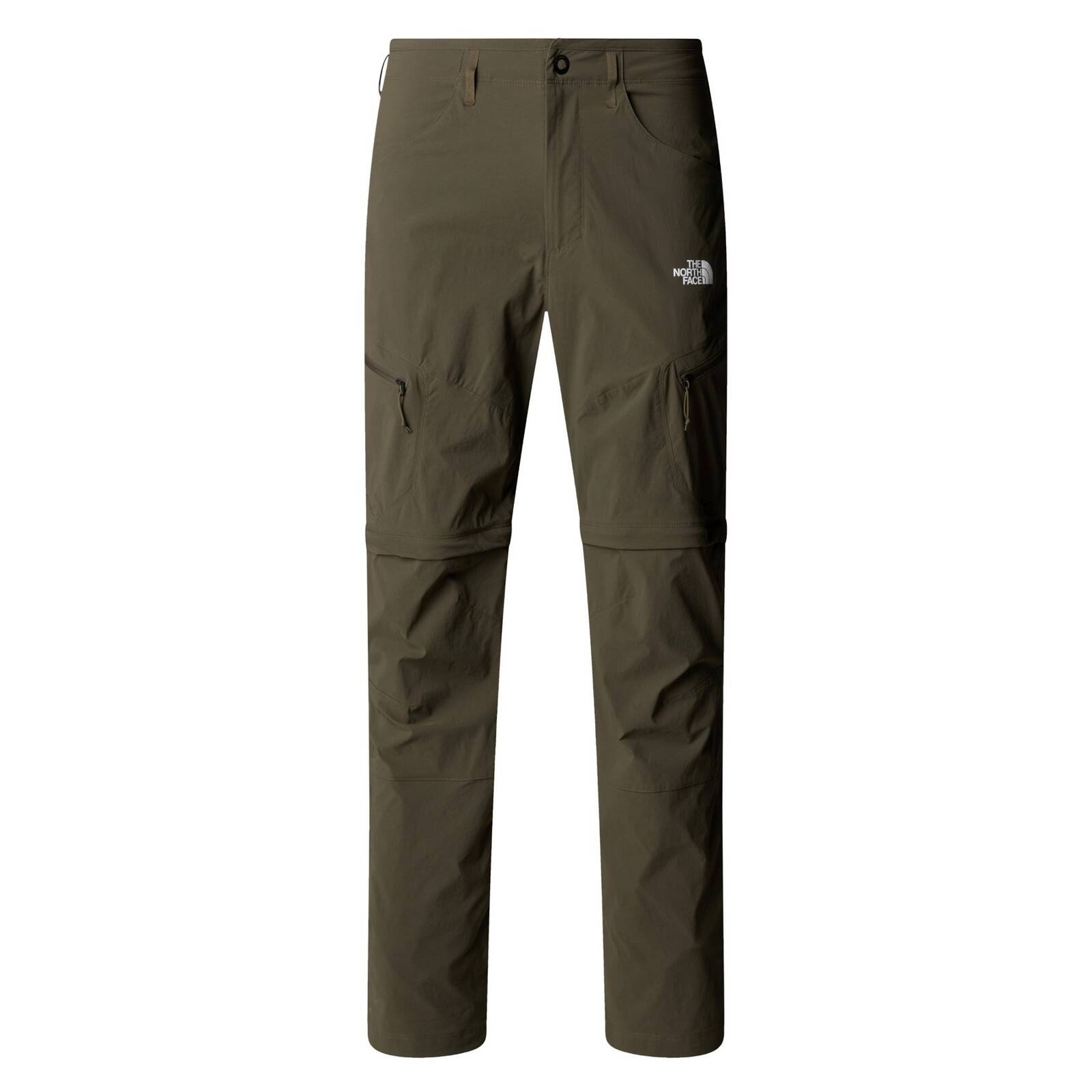Spodnie trekkingowe męskie The North Face EXPLORATION CONV REG TAPERED zielone NF0A8BR421L