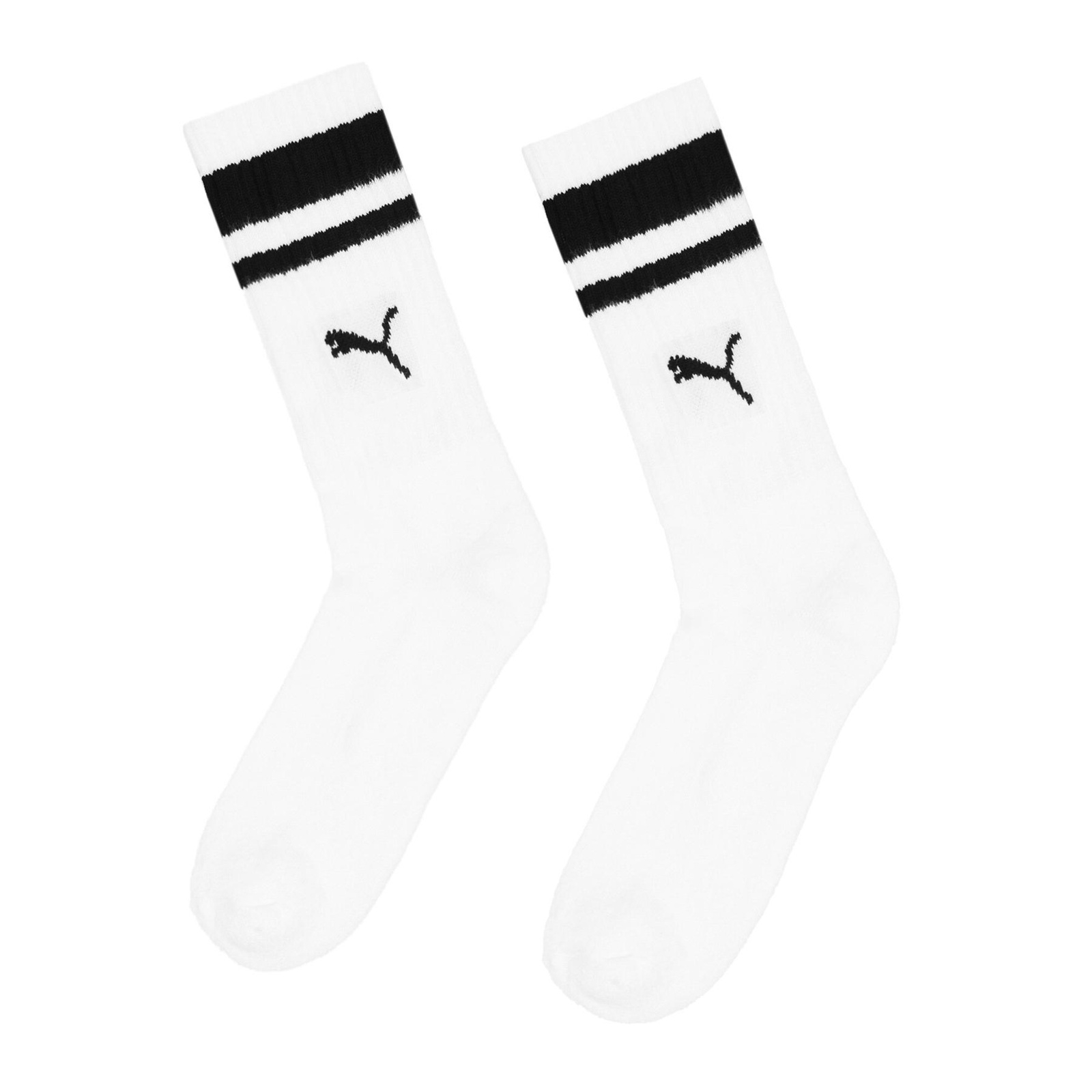 Skarpety unisex Puma CREW HERITAGE STRIPE 2-PACK bia�e 90794402