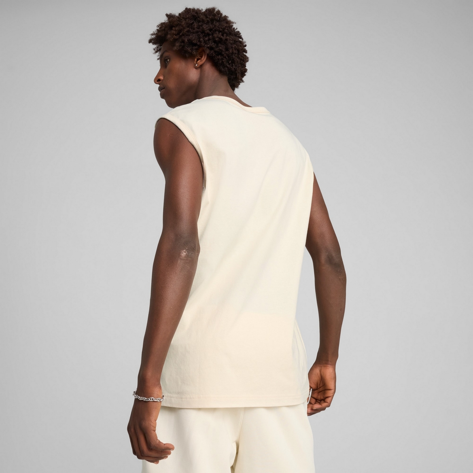 Tank top męski Puma CLASS beżowy 68465887