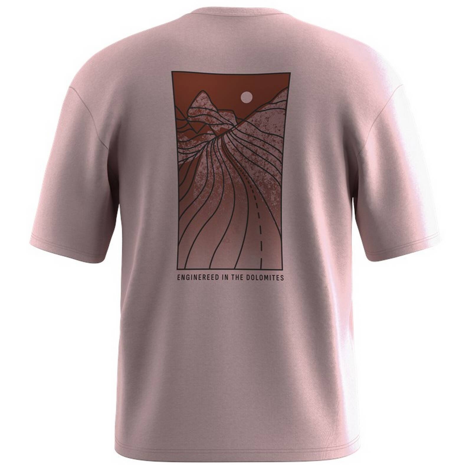 Koszulka mska Salewa EAGLE SUNSET LOOSE rowa 00-0000029150_6590