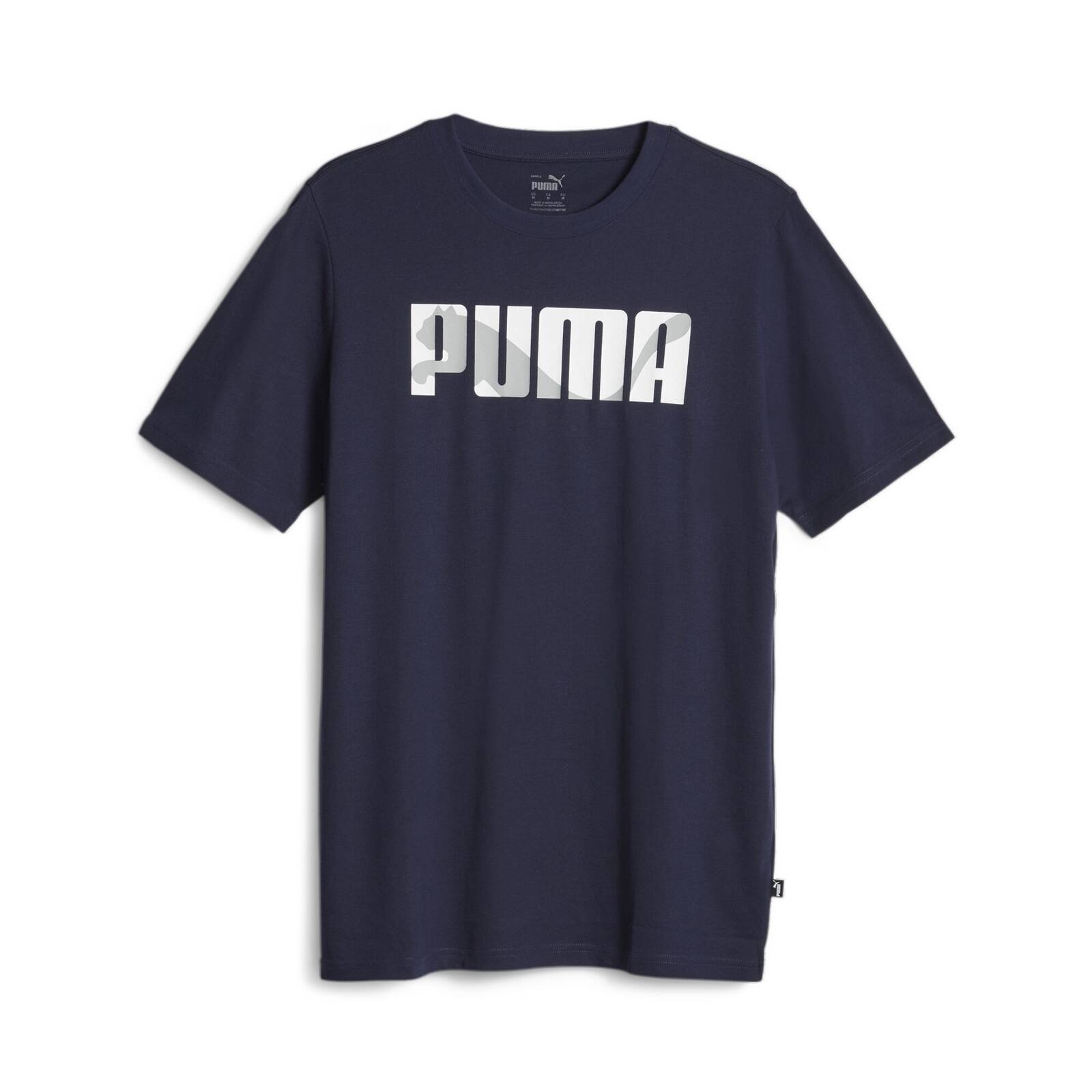 Koszulka mska Puma GRAPHICS WORDING granatowa 67718506