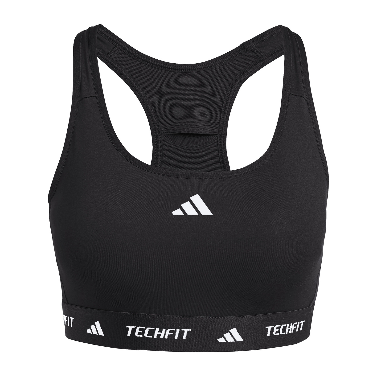 Stanik sportowy damski adidas TECHFIT czarny JG1409