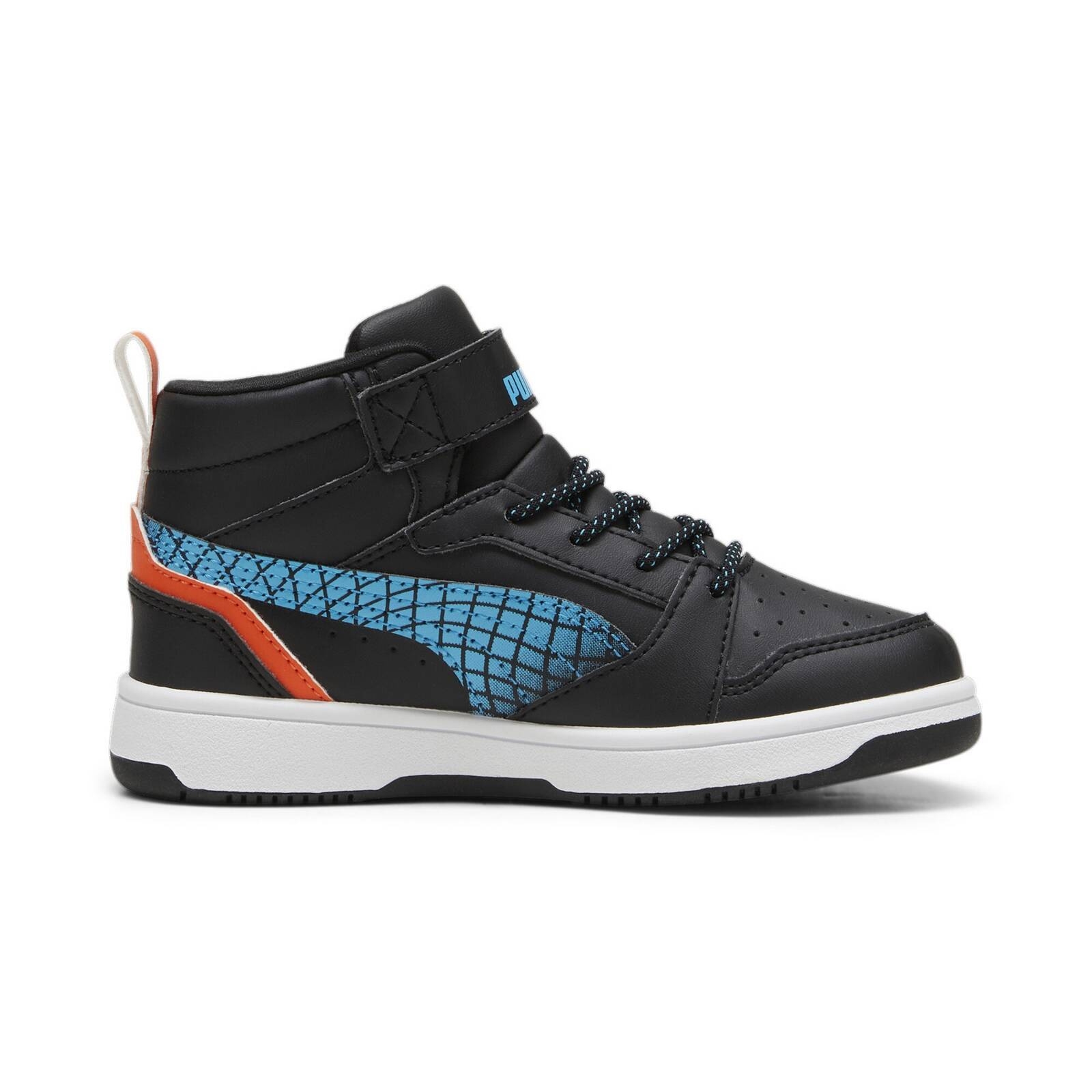 Buty sportowe dziecice Puma REBOUND V6 MID TECHIE BUDDY AC+ PS czarne 39794602
