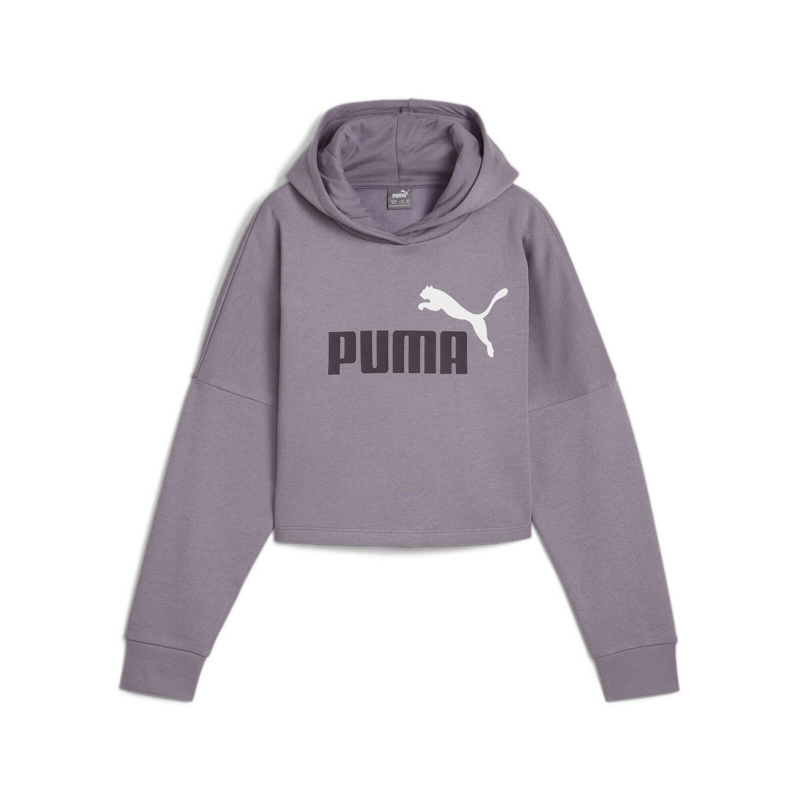 Bluza z kapturem dziewczca Puma ESS LOGO fioletowa 67113434