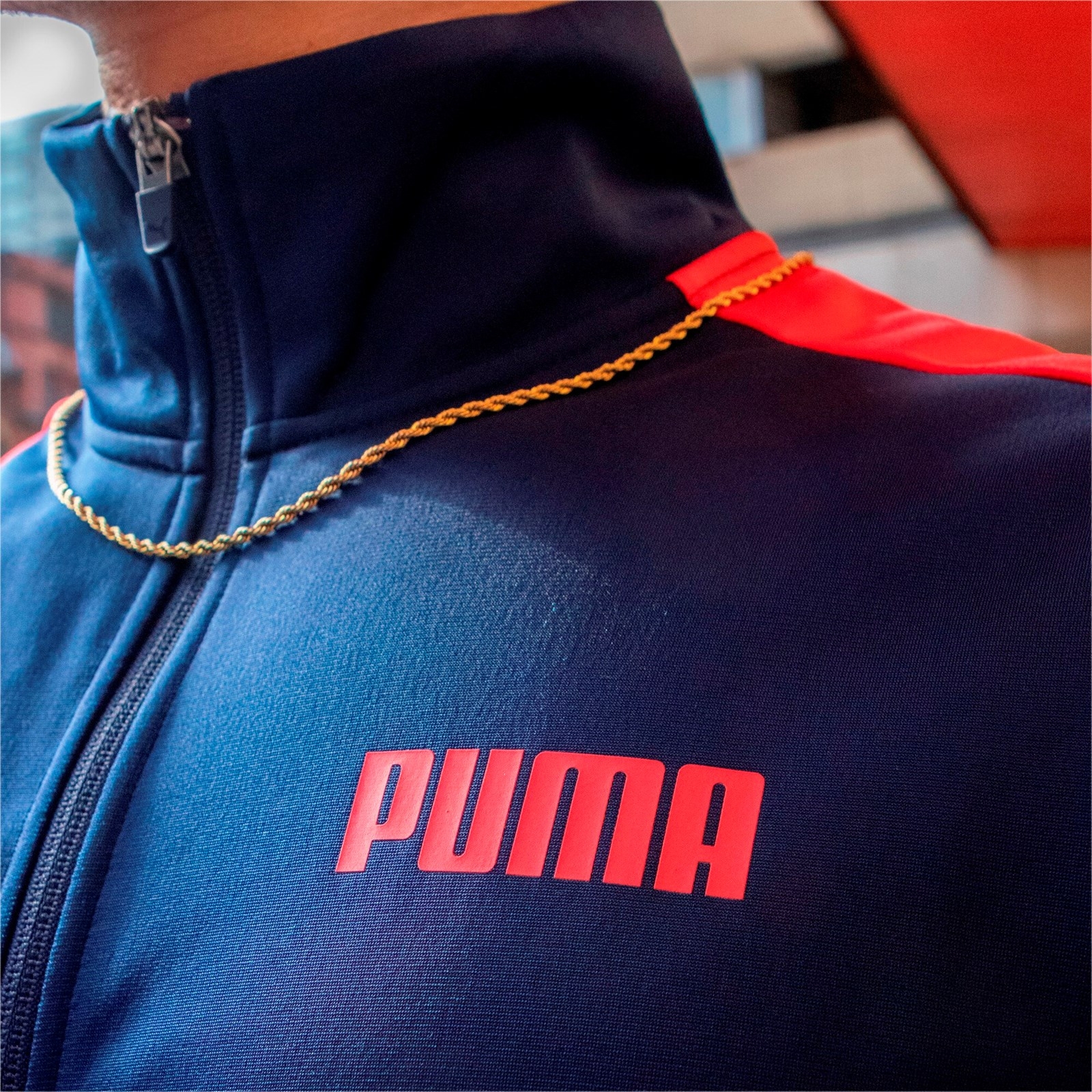 Bluza mska Puma TRACK granatowa 67425106