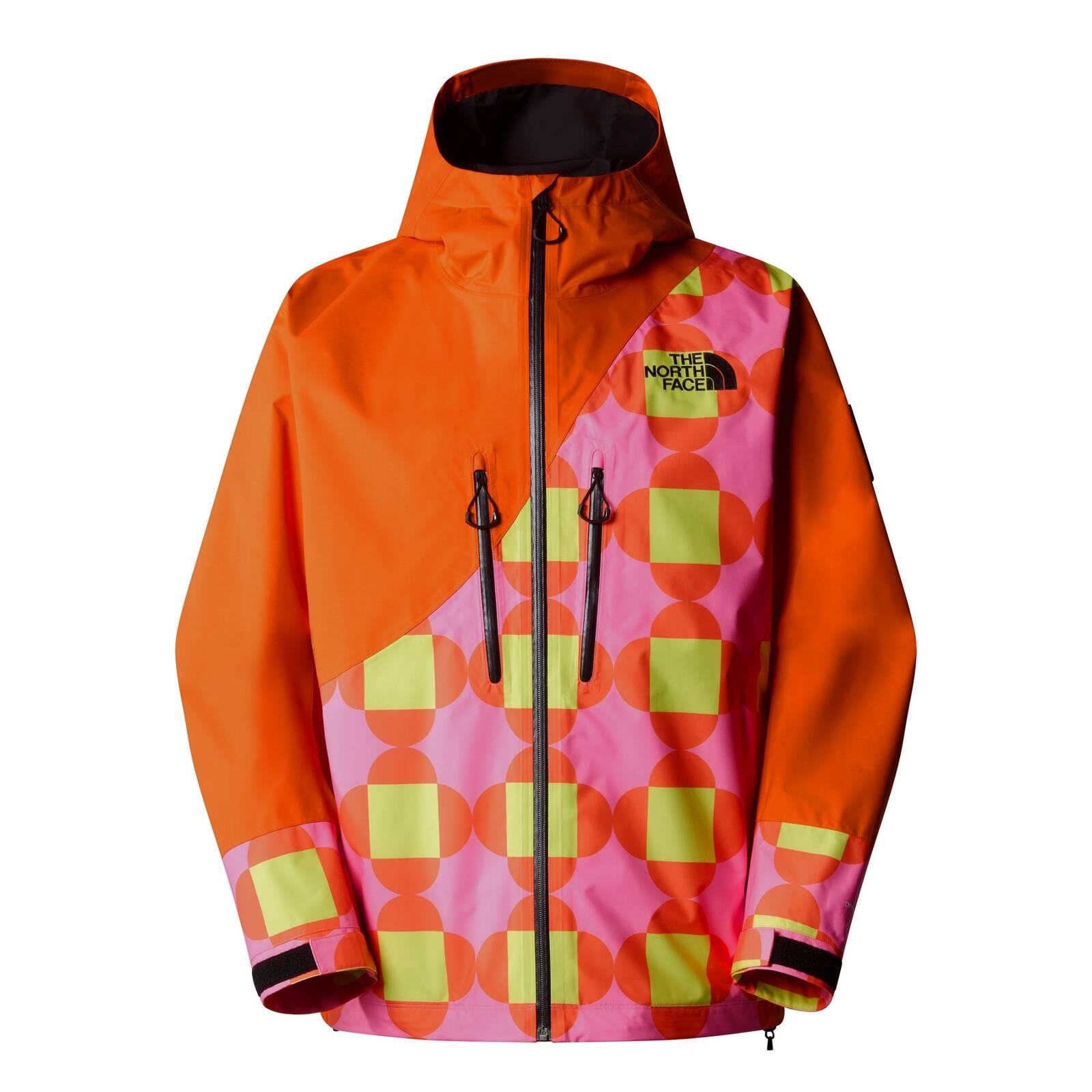 Kurtka z kapturem mska The North Face X YINKA ILORI 2L RAINSHELL pomaraczowa NF0A89U97EI