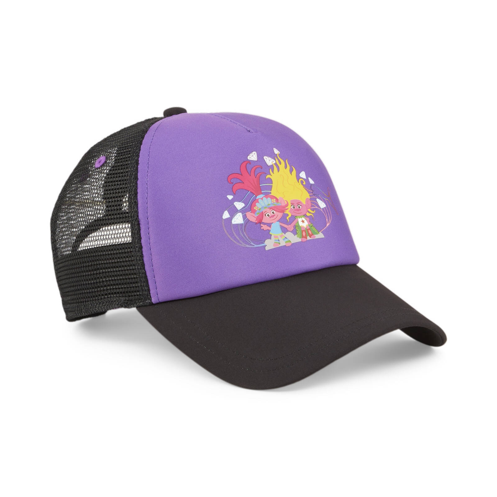 Czapka z daszkiem dziecica Puma X TROLLS fioletowa 02515902