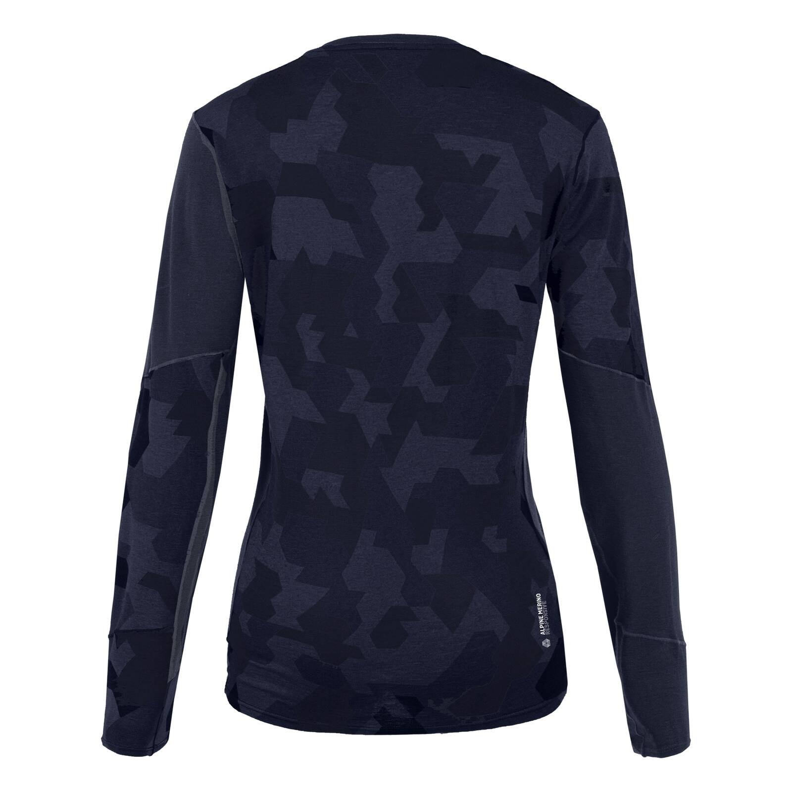 Longsleeve termoaktywny damski Salewa CRISTALLO WARM granatowy 00-0000028206_3960
