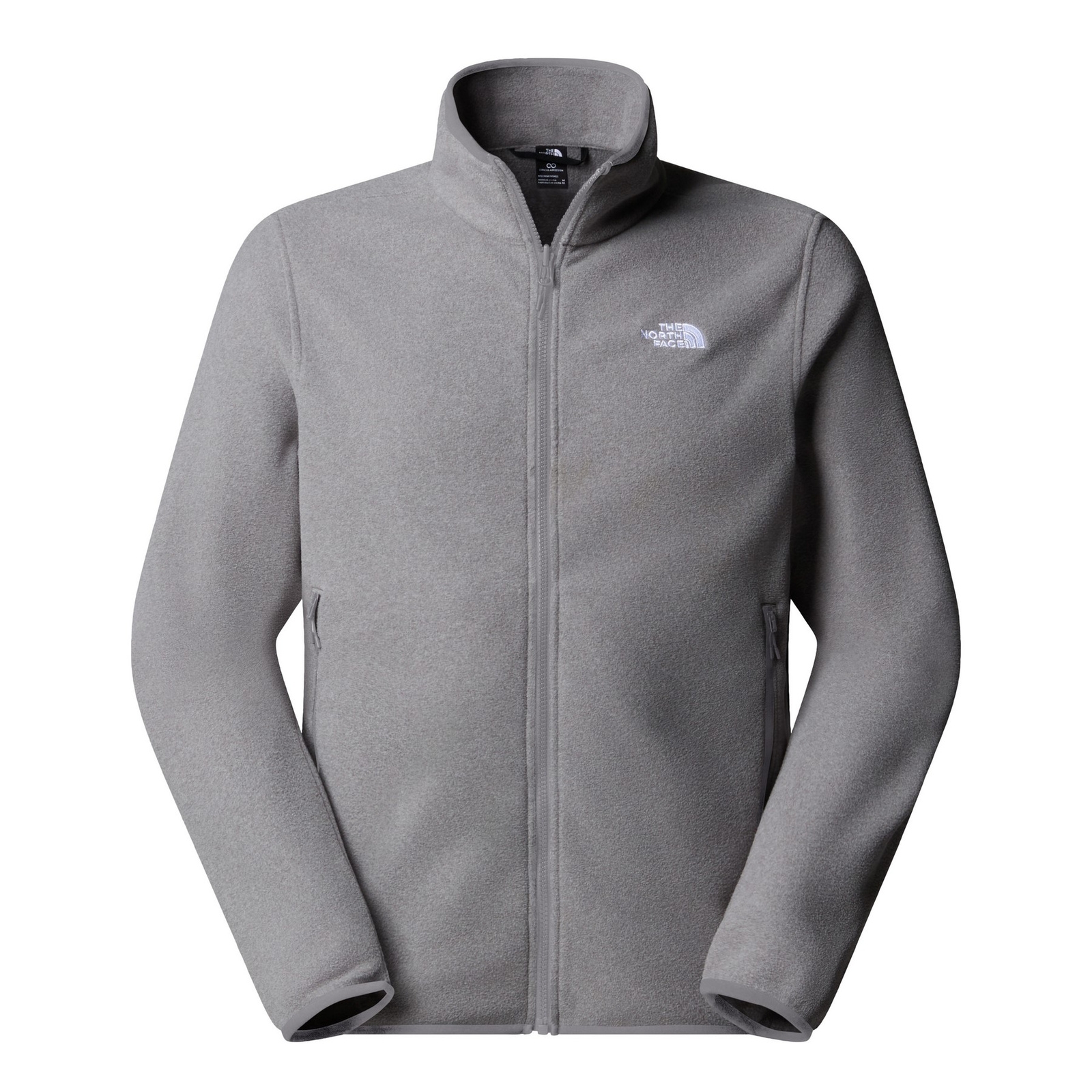 Polar mski The North Face GLACIER FLEECE szary NF0A8D0RCQI