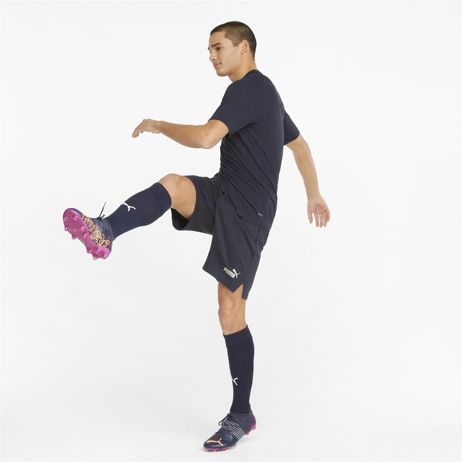Spodenki mskie Puma TEAMFINAL CASUALS granatowe 65738706