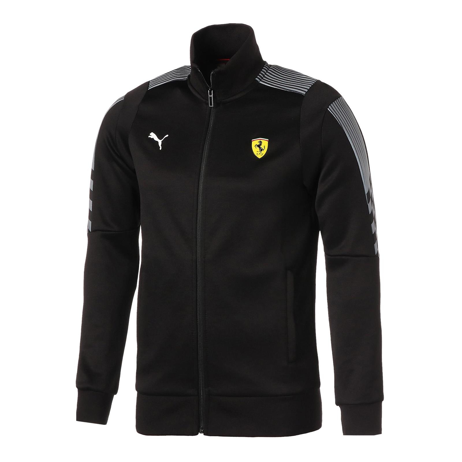 Bluza rozpinana mska Puma T7 FERRARI RACE czarna 53167501