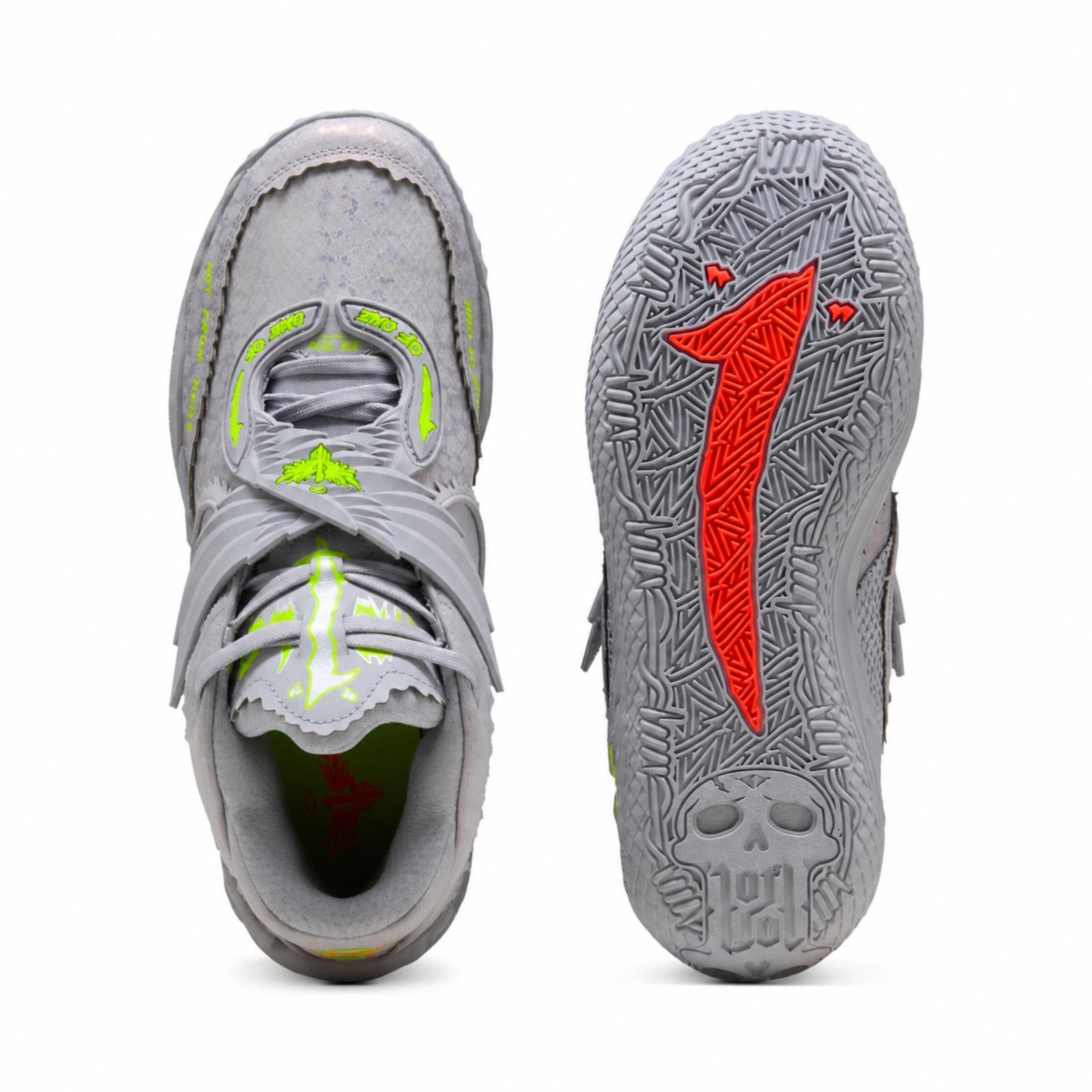 Buty do koszyk�wki unisex Puma MB.05 METALLIC szare 31248001