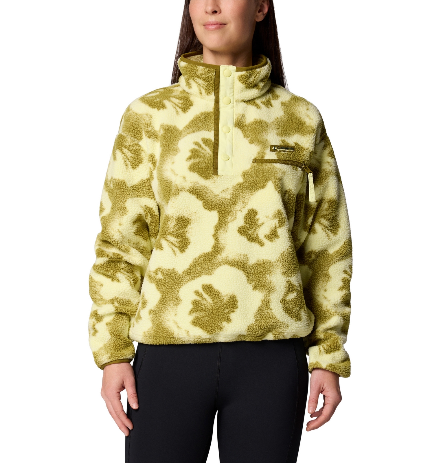 Polar damski Columbia HELVETIA II PRINTED HALF SNAP ��ty 2098501775