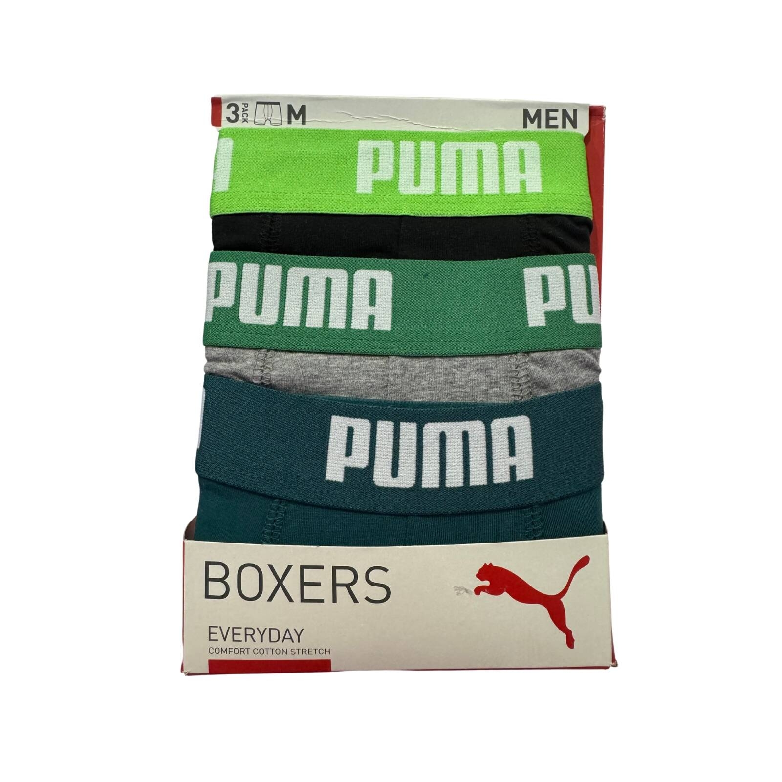 Bokserki mskie Puma BASIC 3-PACK wielokolorowe 93545611