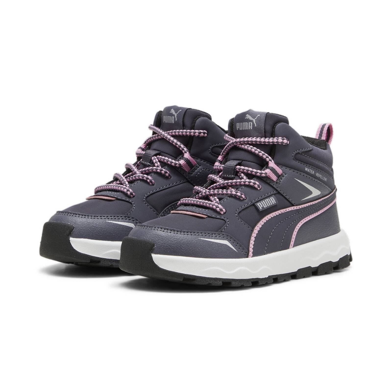 Buty sportowe dziecice Puma EVOLVE TRAIL PS szare 39764503