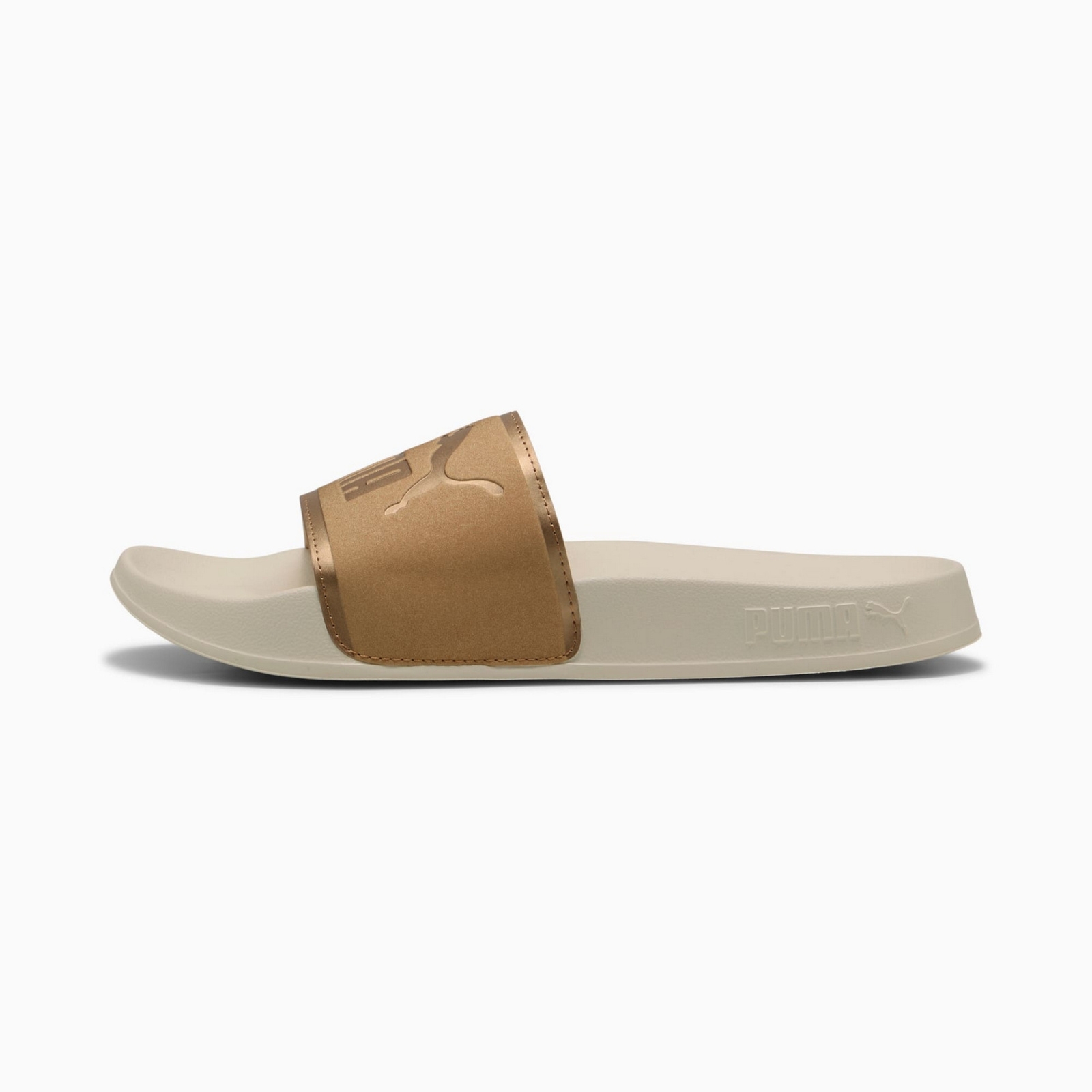 Klapki damskie Puma LEADCAT 2.0 AQUA METALLICS złote 40170702