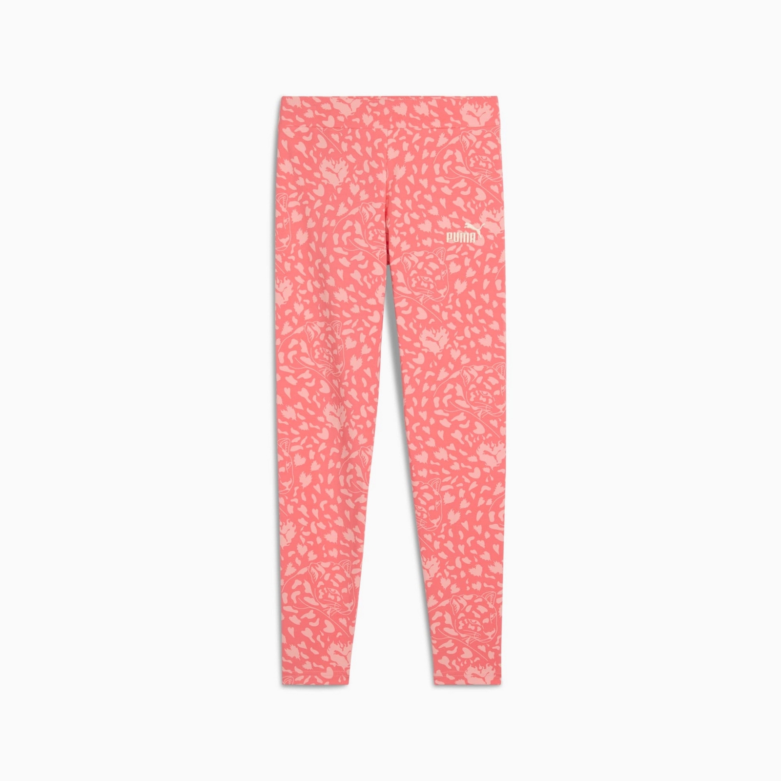 Legginsy dziewcz�ce Puma FLAMING LOVE AOP r�owe 68511124