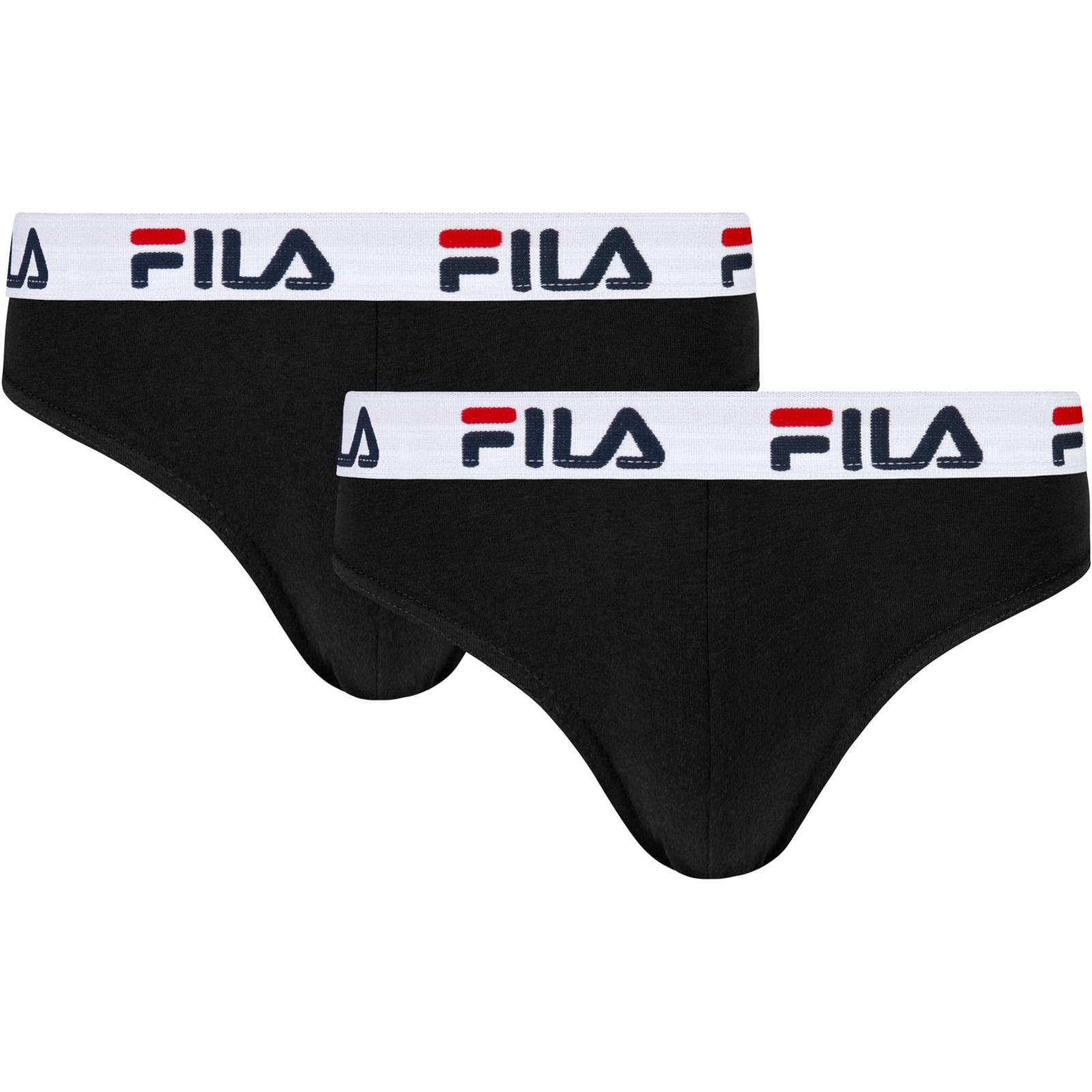 Majtki mskie fila BRIEF 2-PACK czarne FU5015-2-200