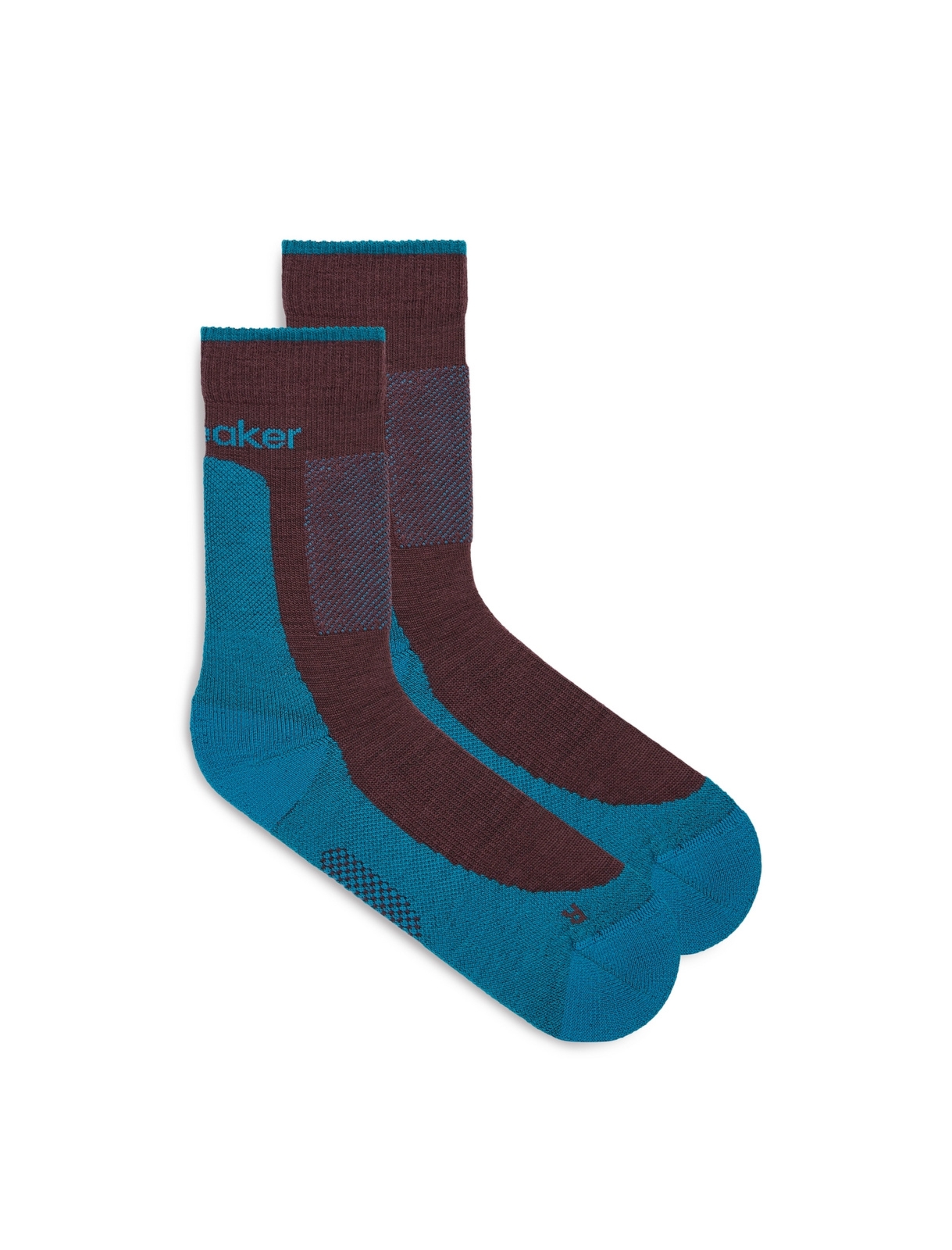 Skarpety trekkingowe damskie Icebreaker HIKE+ MEDIUM CREW br�zowe IB0A578I0MB