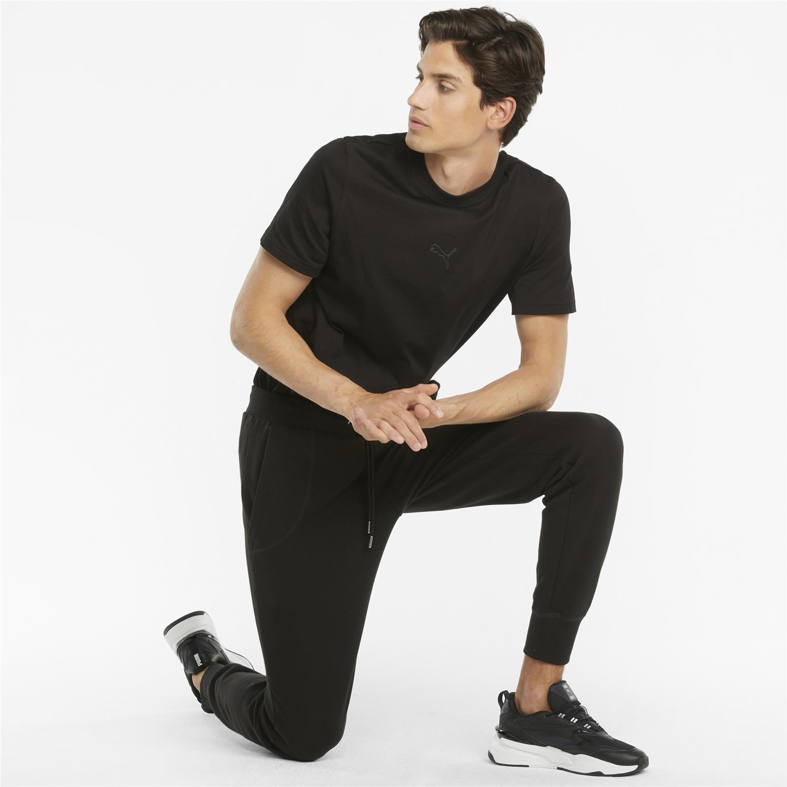 Spodnie dresowe mskie Puma JTS czarne 53229401