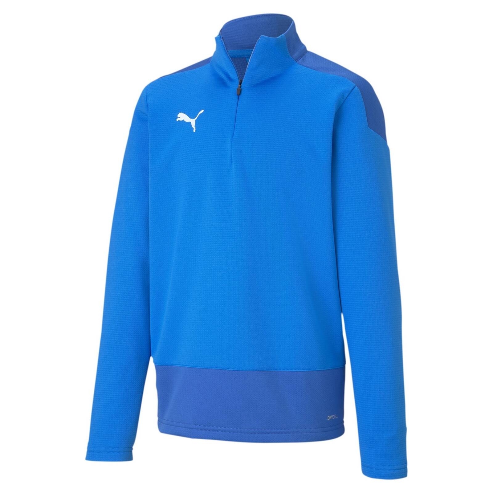 Bluza chopica Puma TEAMGOAL 23 TRAINING 1/4 ZIP JR niebieska 65656702