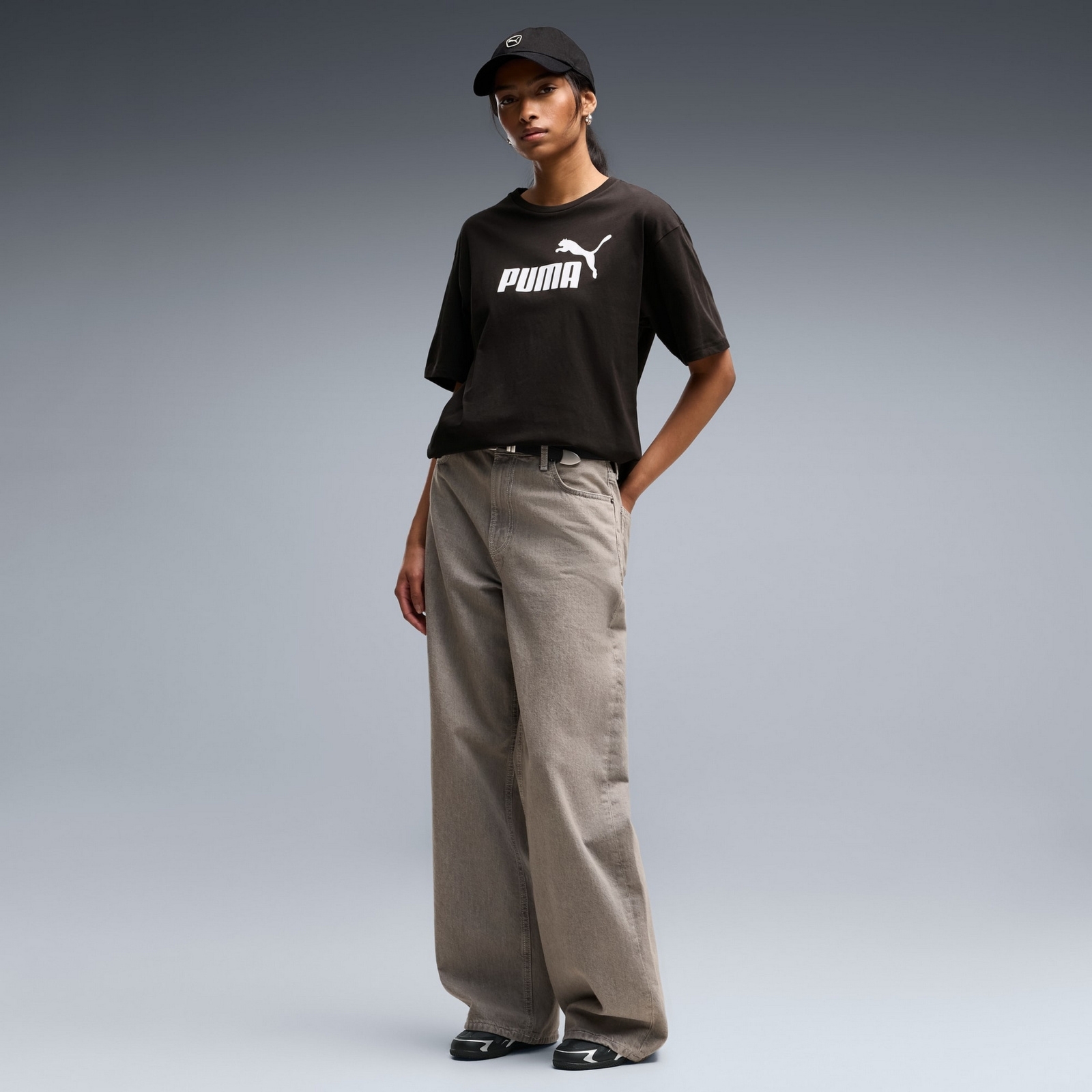 Koszulka m�ska Puma ESS NO. 1 LOGO RELAXED czarna 68497001