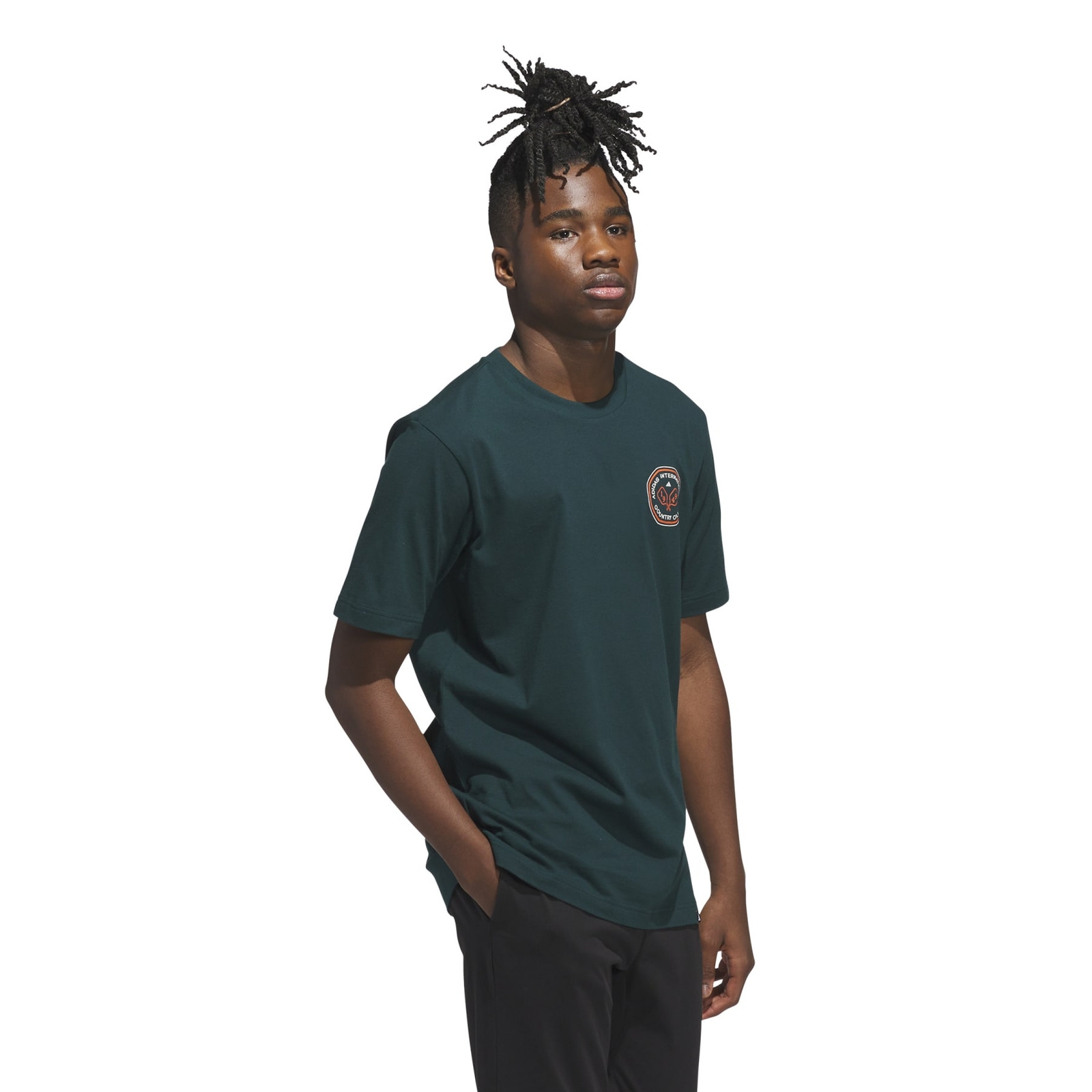 Koszulka mska adidas CLUB SCENIC zielona JV8447