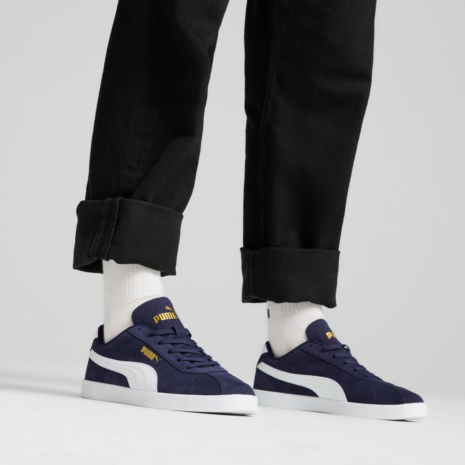Buty sportowe męskie Puma CLUB II granatowe 39744404