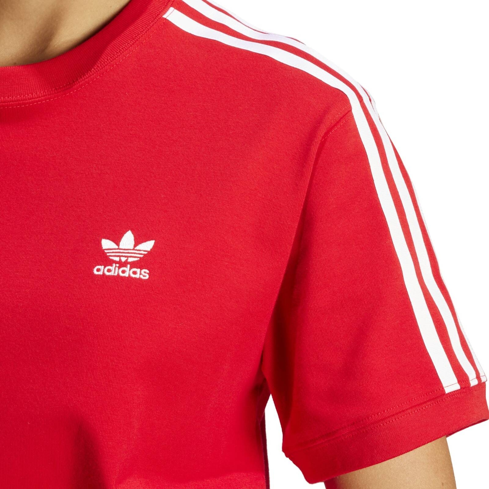 Koszulka damska adidas 3-STRIPES czerwona IR8050