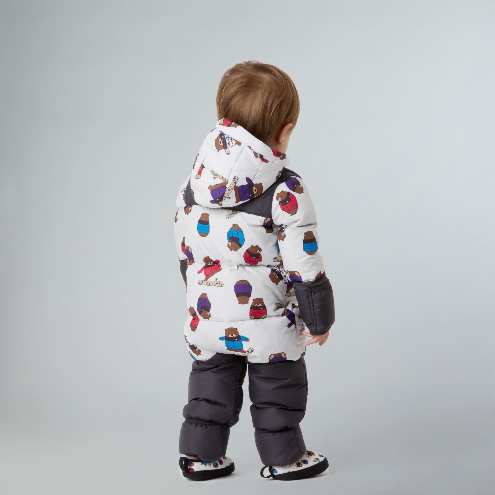 Kombinezon dzieci�cy The North Face 1996 RETRO NUPTSE ONE PIECE bia�y NF0A8CZR2LP