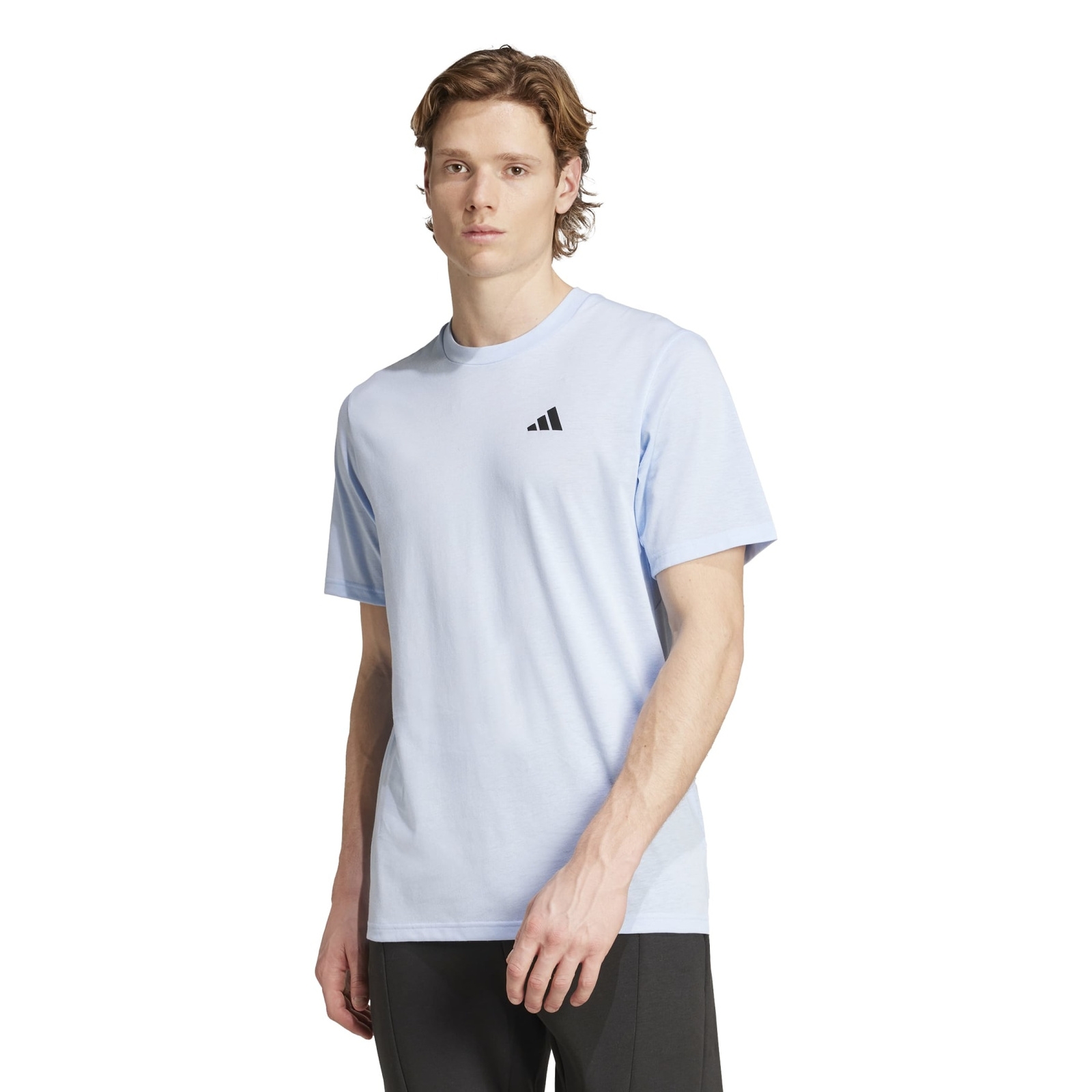 Koszulka treningowa mska adidas TRAIN ESSENTIALS niebieska JW7440