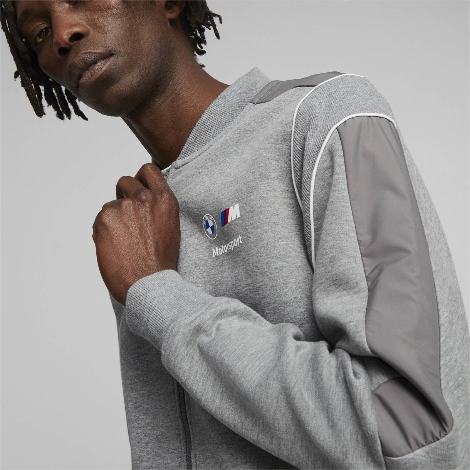 Bluza mska Puma BMW MMS MT7 szara 62121303