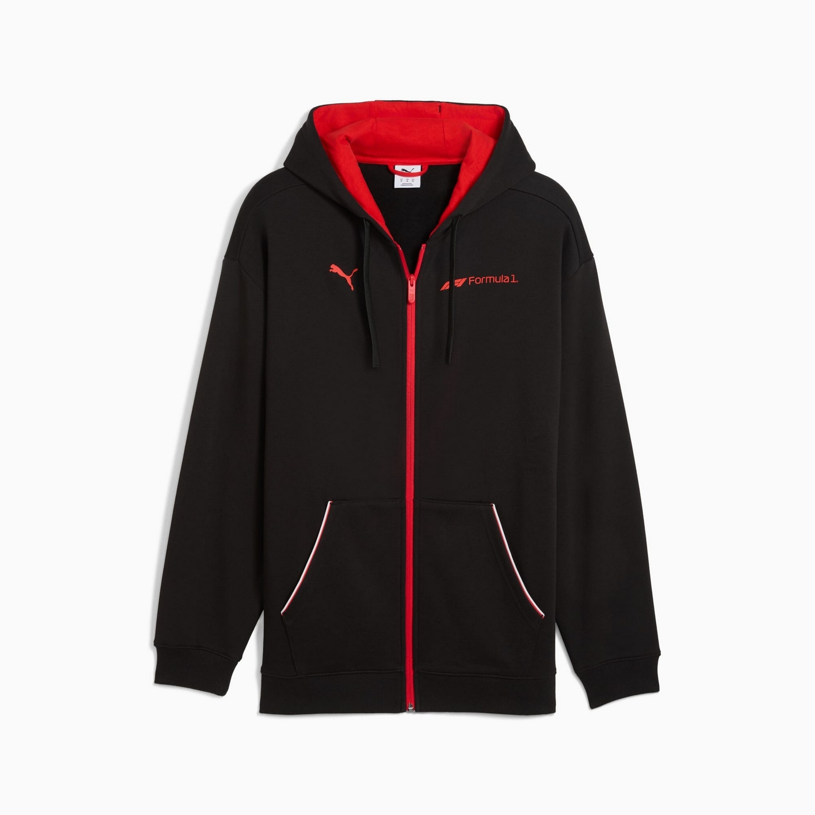Bluza z kapturem mska Puma F1 ESSENTIAL+ FZ czarna 63265301