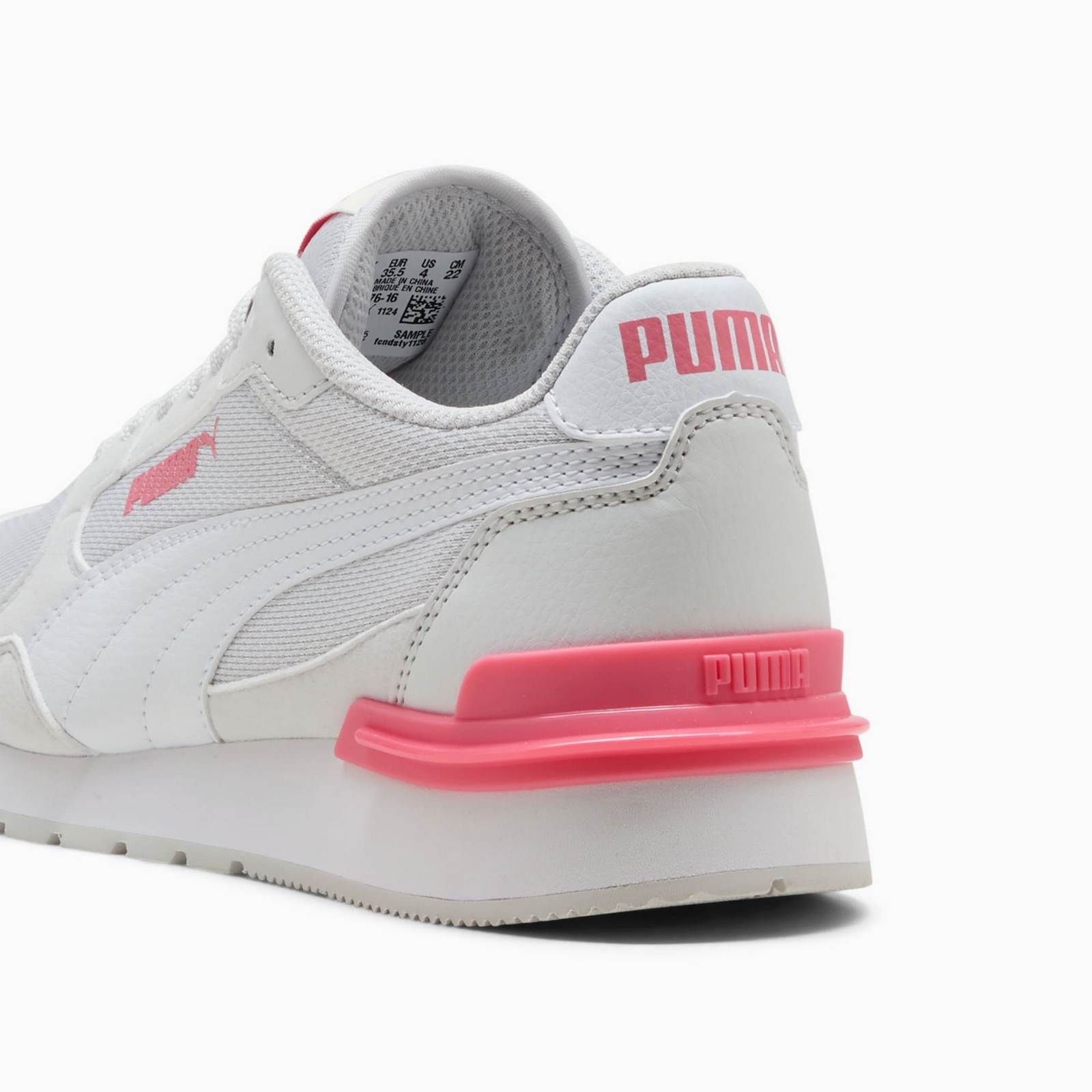 Buty sportowe dziecięce Puma ST RUNNER V4 MESH JR szare 39987616
