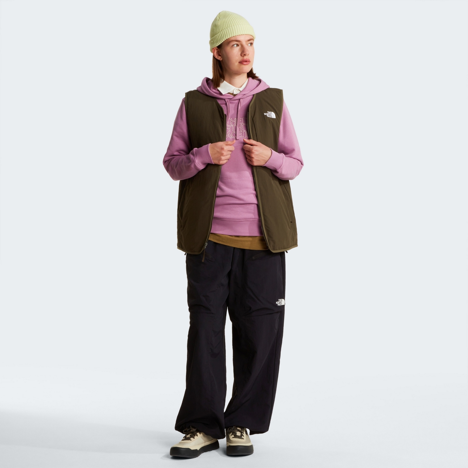 Bluza z kapturem damska The North Face DREW PEAK LIGHT r�owa NF0A8C1DMOJ