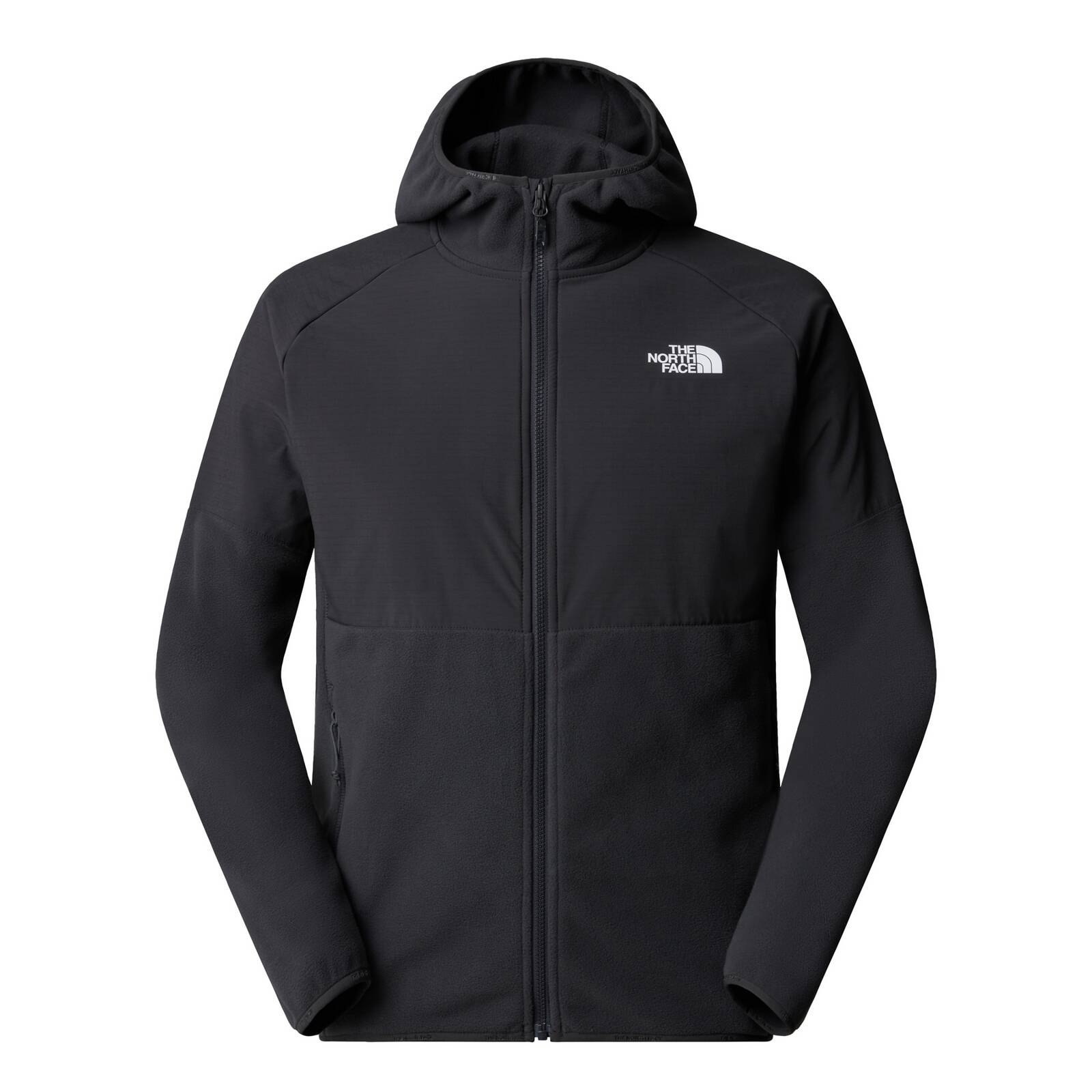 Polar z kapturem mski The North Face GLACIER HEAVYWEIGHT FULL ZIP HD szary NF0A89JJ03B