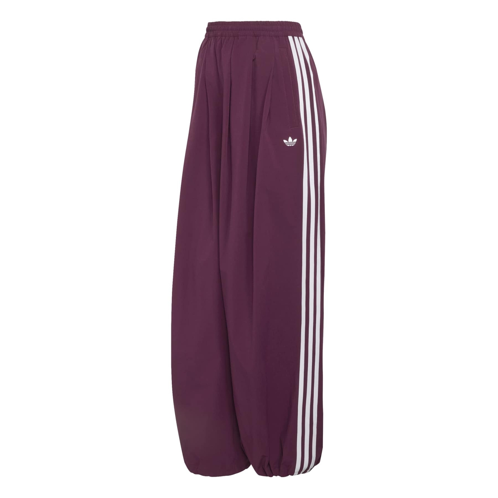 Spodnie dresowe damskie adidas ADILENIUM 5.0 OG bordowe KY5187