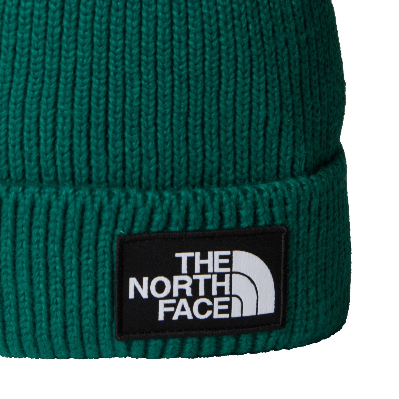 Czapka zimowa unisex The North Face LOGO BOX CUFFED zielona NF0A8CHENL1