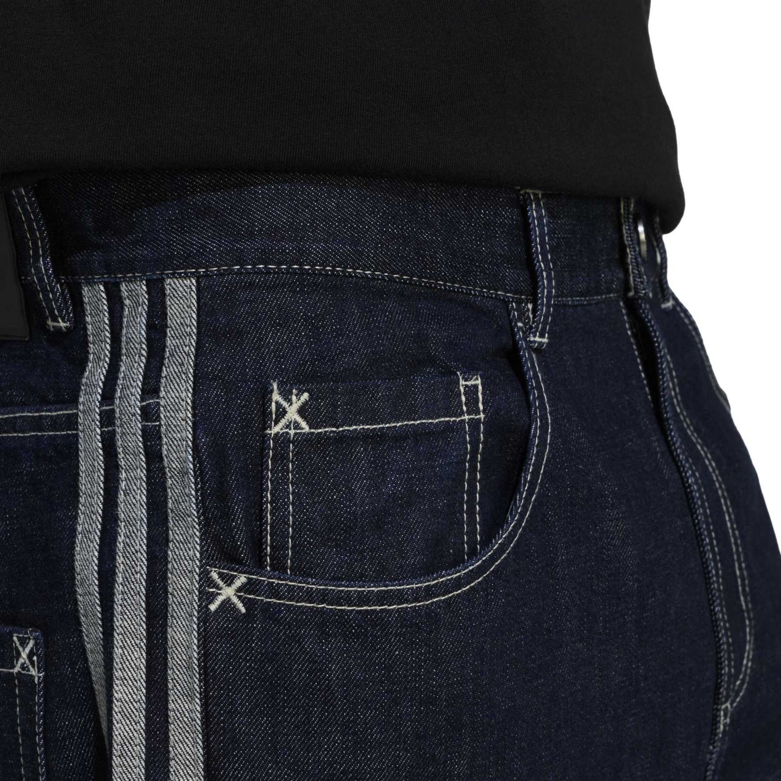 Spodnie jeansowe m�skie adidas 90S ALTERNATIVE SPORT granatowe KS6916