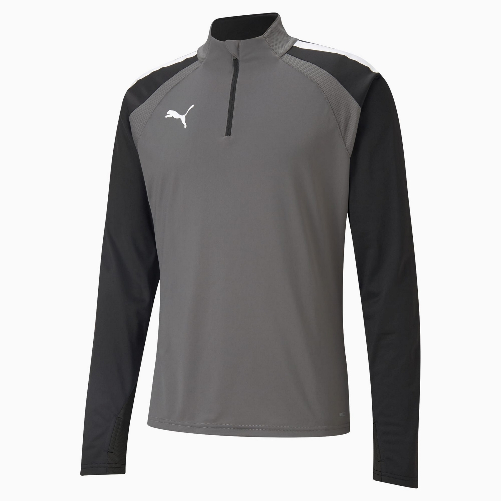 Bluza męska Puma TEAMLIGA 1/4 ZIP szara 65723613