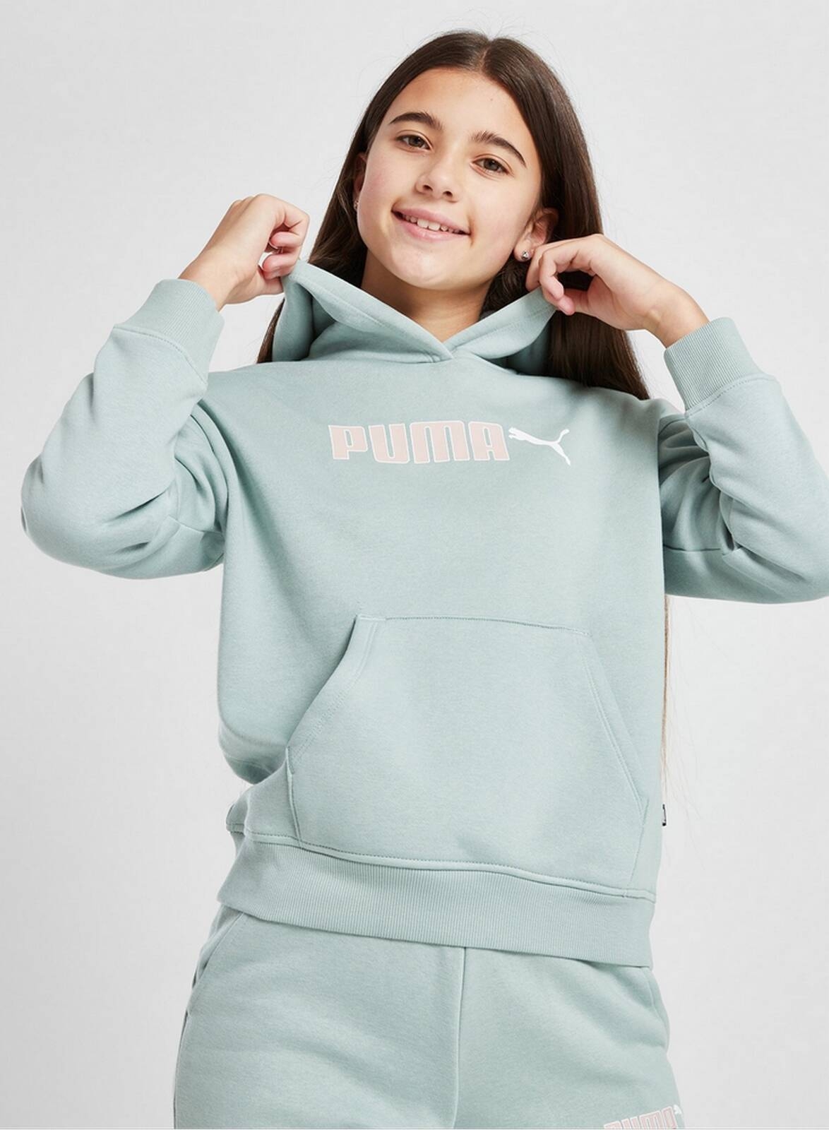 Bluza z kapturem dziewczca Puma KEY BOYFRIEND niebieska 62299854