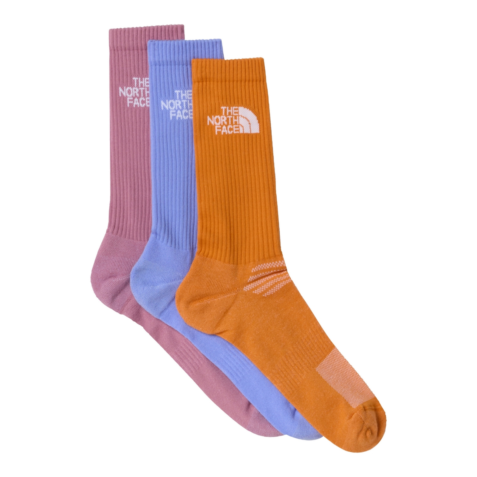 Skarpety unisex The North Face MULTI SPORT CUSH CREW 3-PACK wielokolorowe NF0A882HN4W